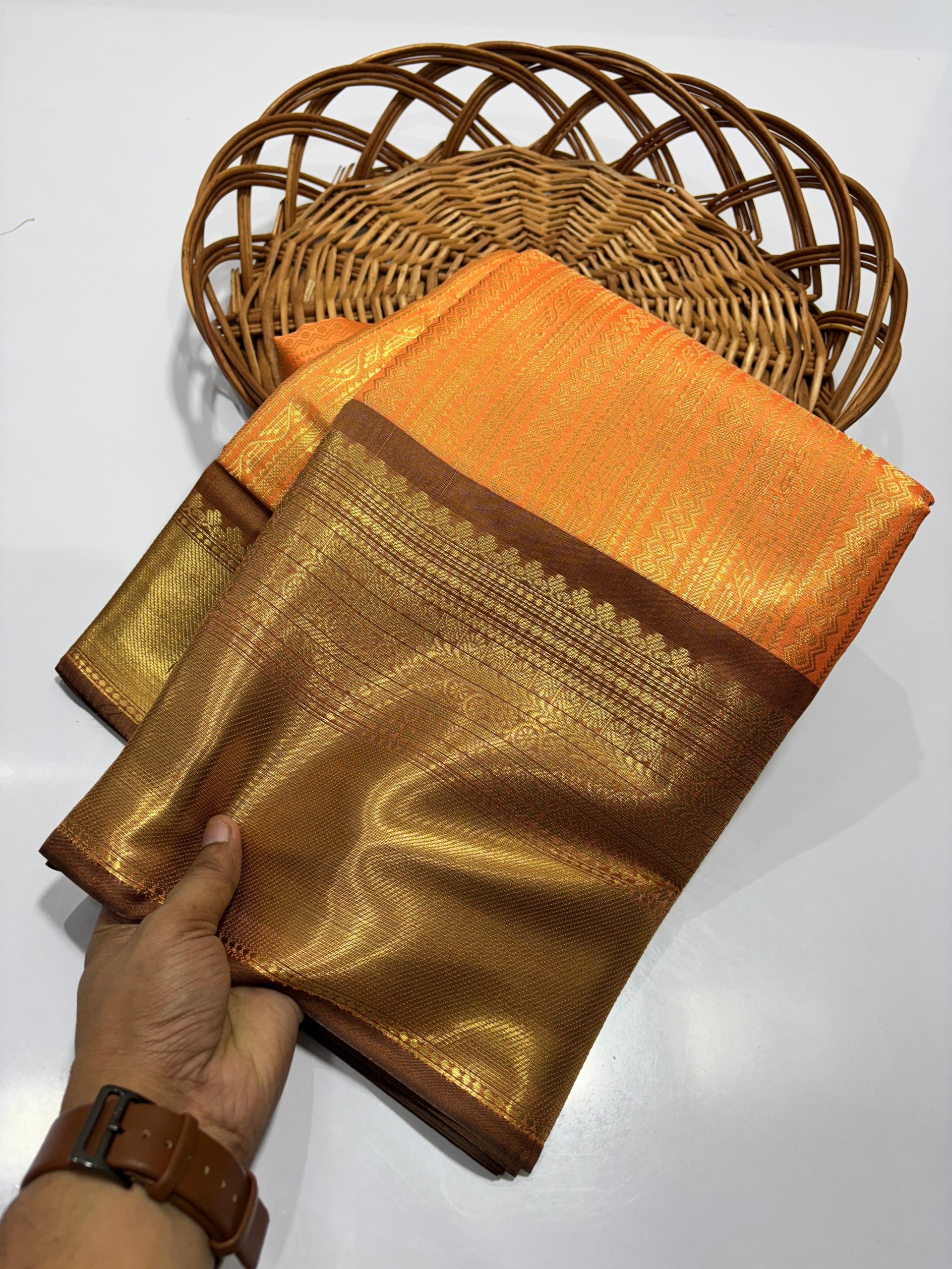Pure Banarasi Soft Tissue Katan Silk Saree