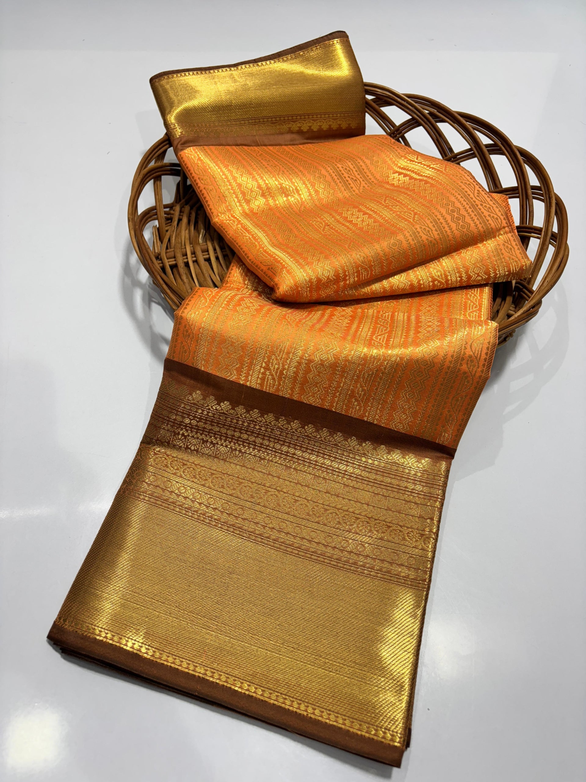 Pure Banarasi Soft Tissue Katan Silk Saree