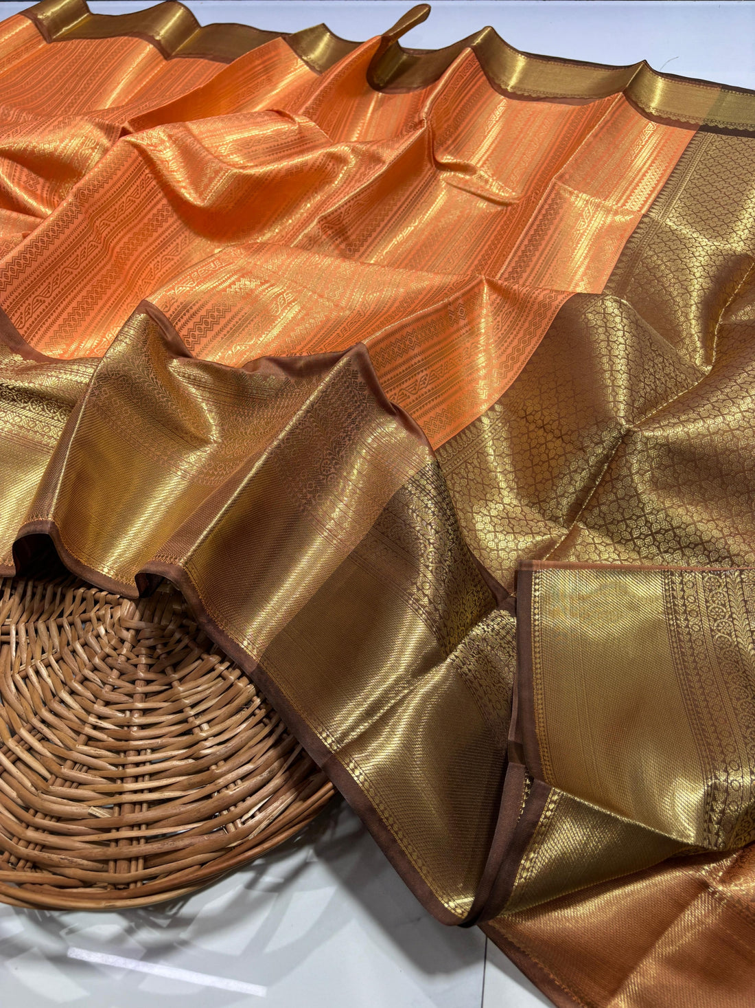 Pure Banarasi Soft Tissue Katan Silk Saree
