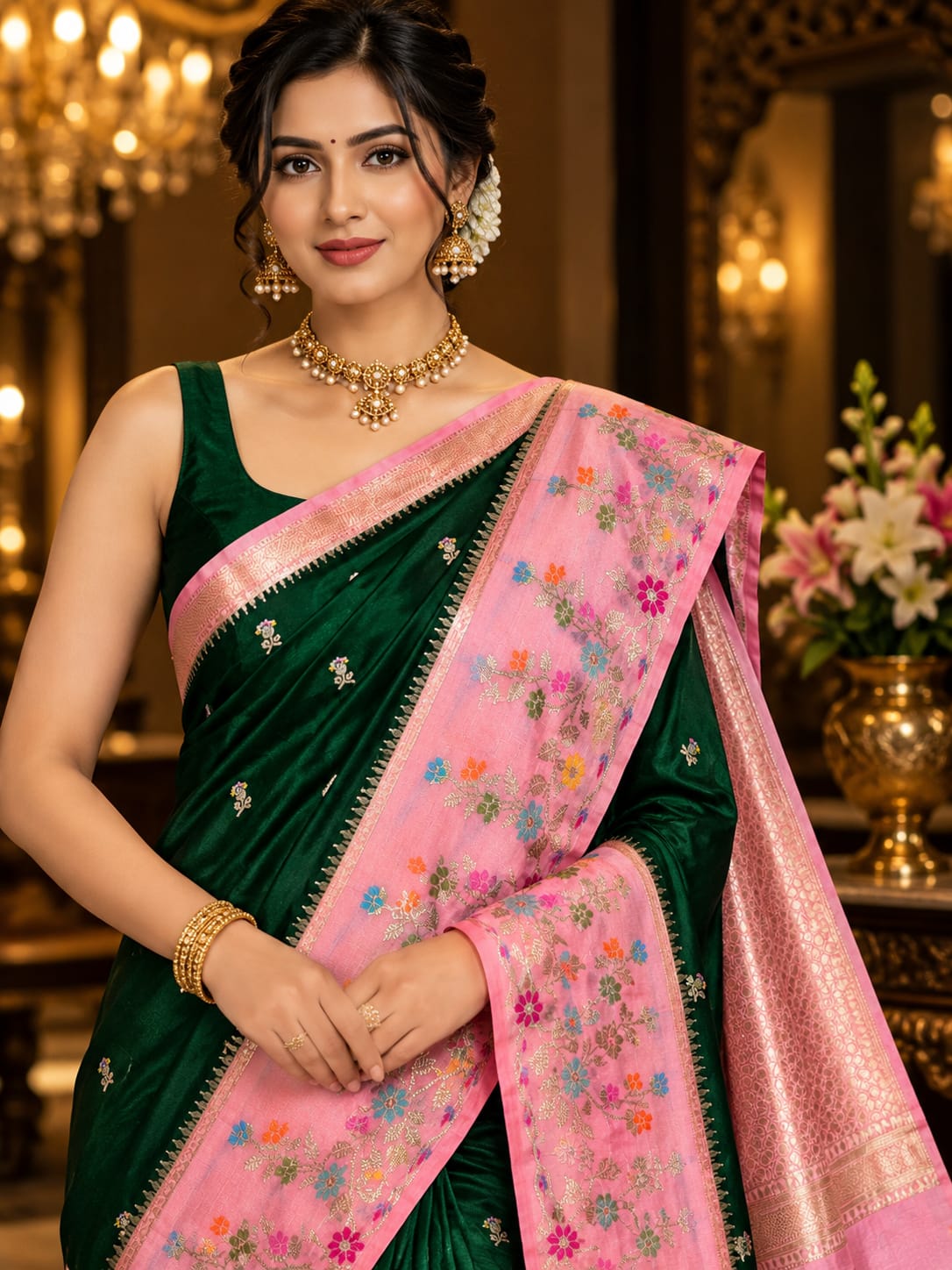 Premium Banarasi Katan Silk Sarees