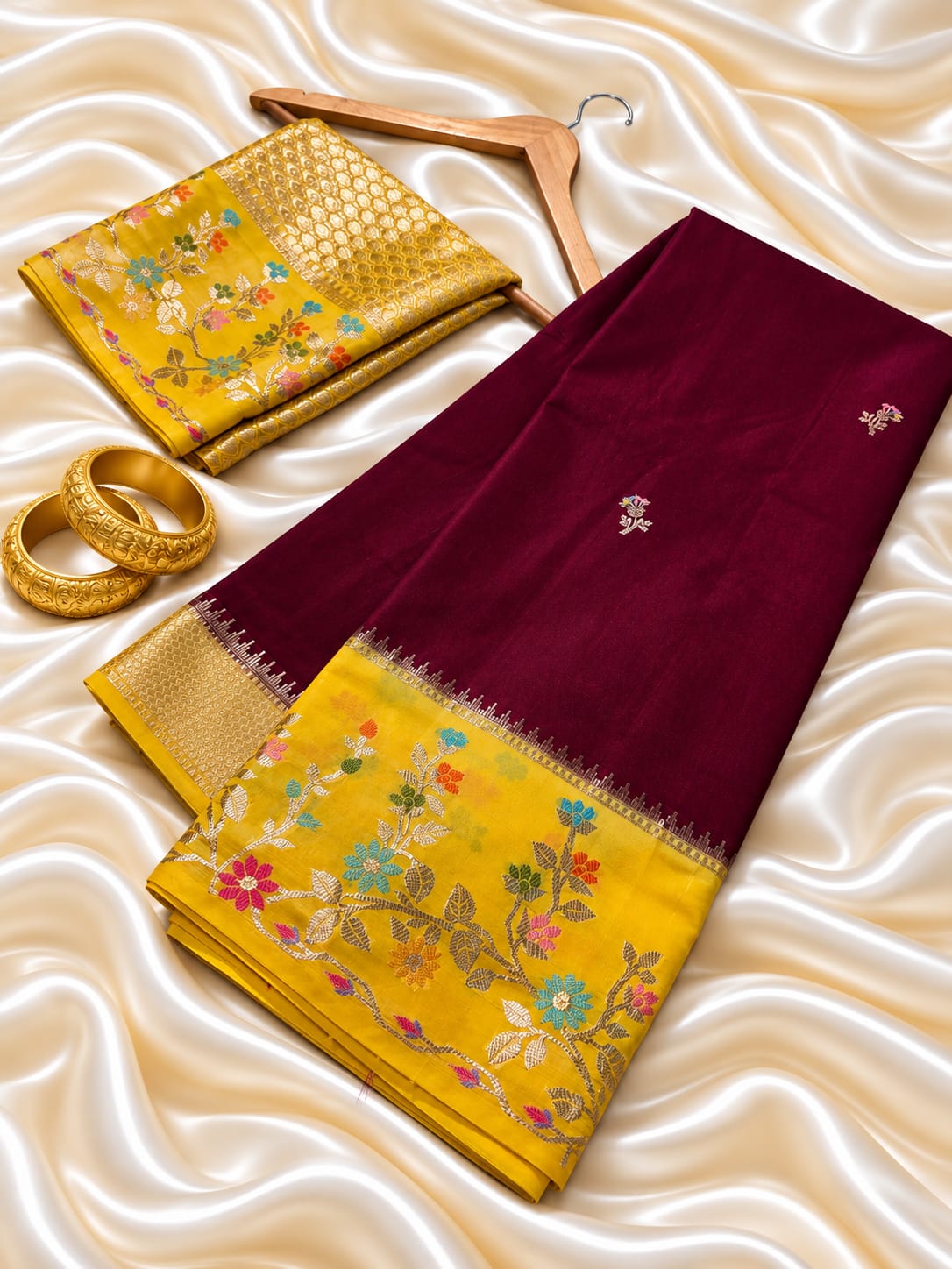 Premium Banarasi Katan Silk Sarees