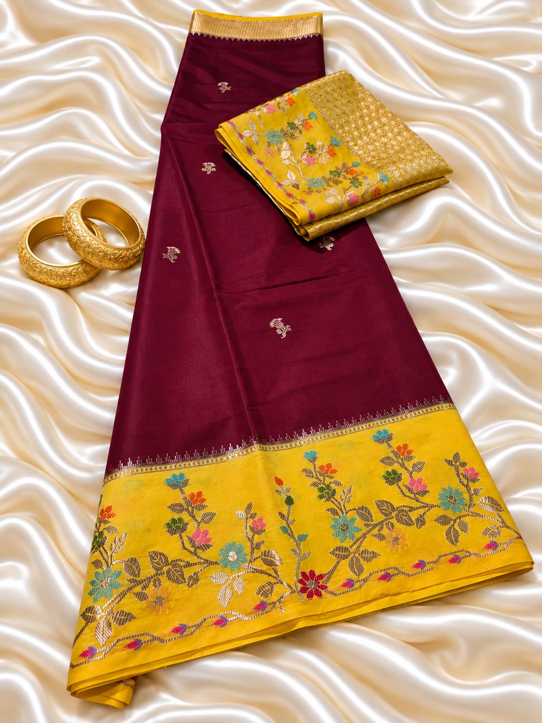 Premium Banarasi Katan Silk Sarees