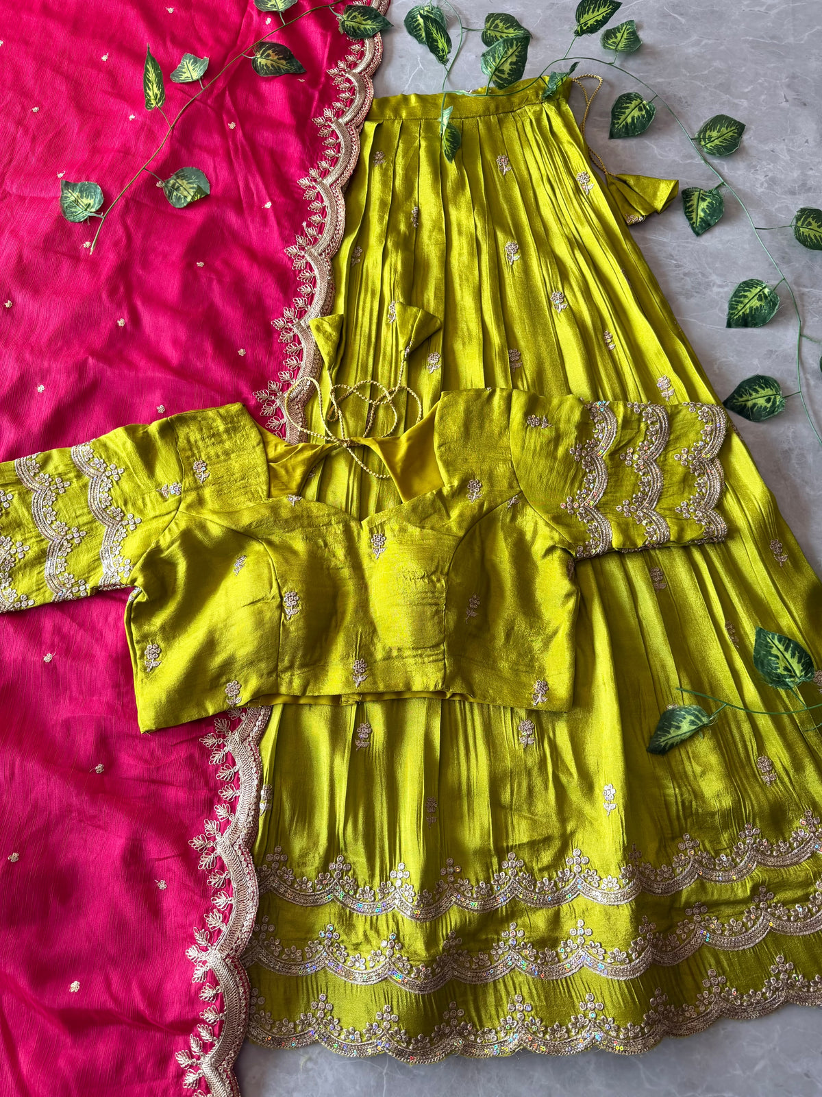 Premium Fully Stitched Free Size Lehangas (Details in Description)