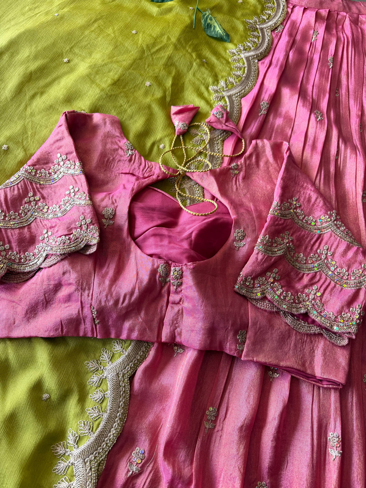 Premium Fully Stitched Free Size Lehangas (Details in Description)