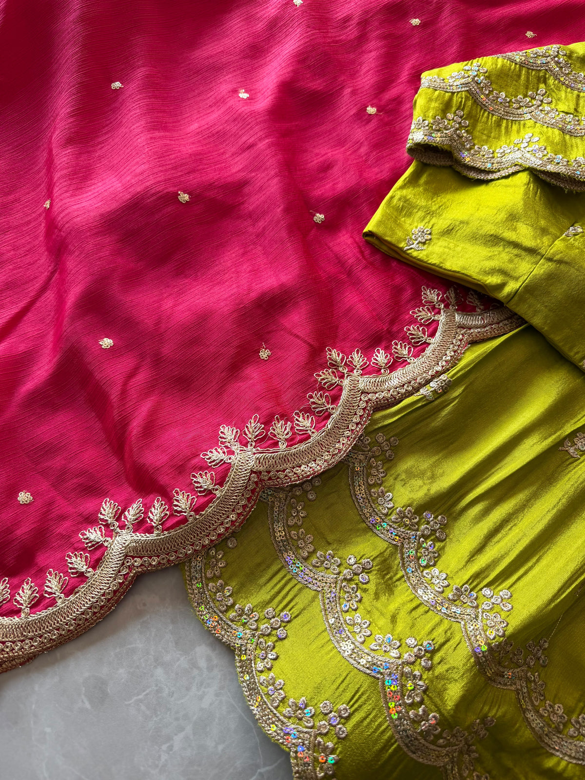 Premium Fully Stitched Free Size Lehangas (Details in Description)