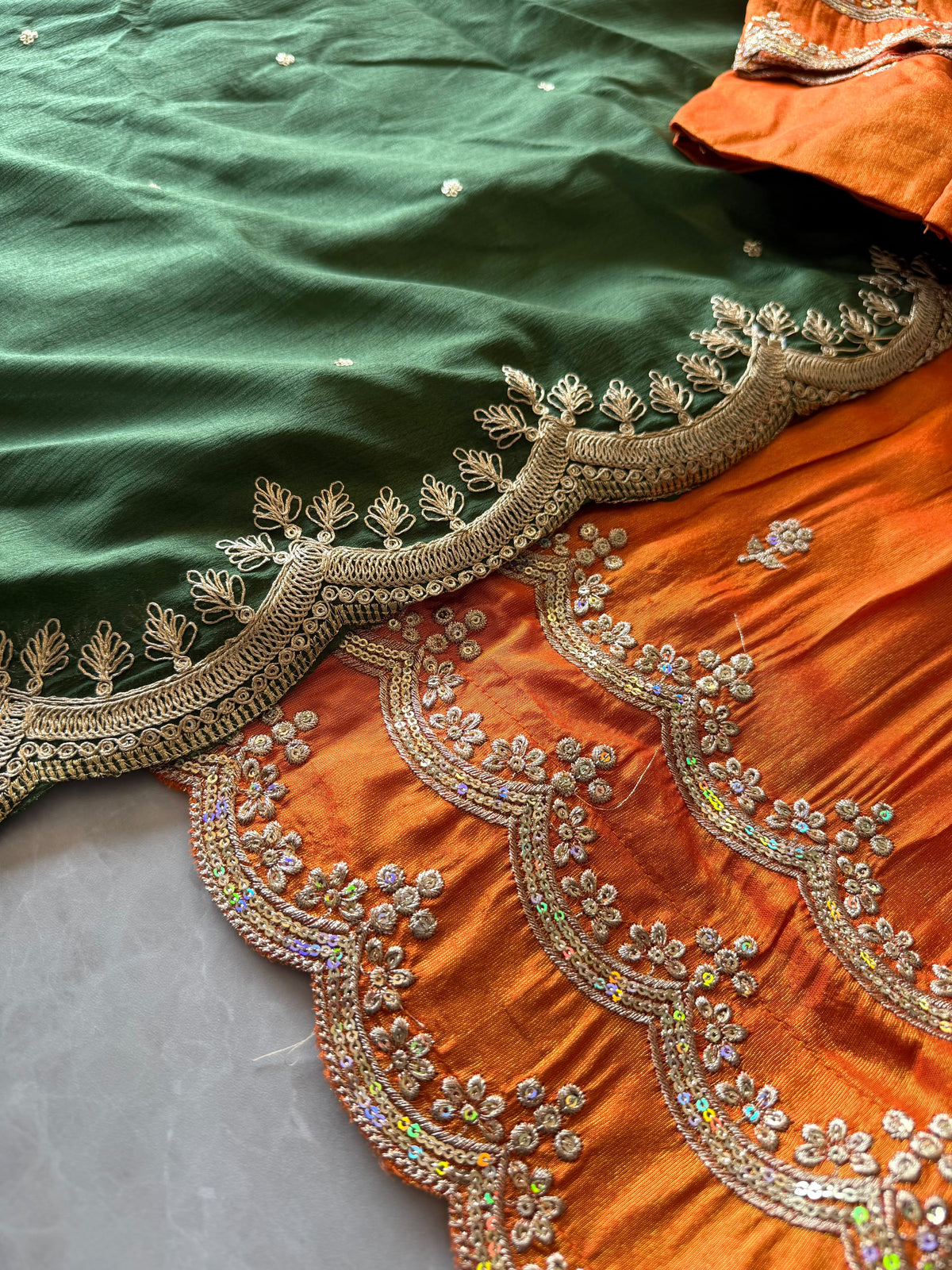 Premium Fully Stitched Free Size Lehangas (Details in Description)