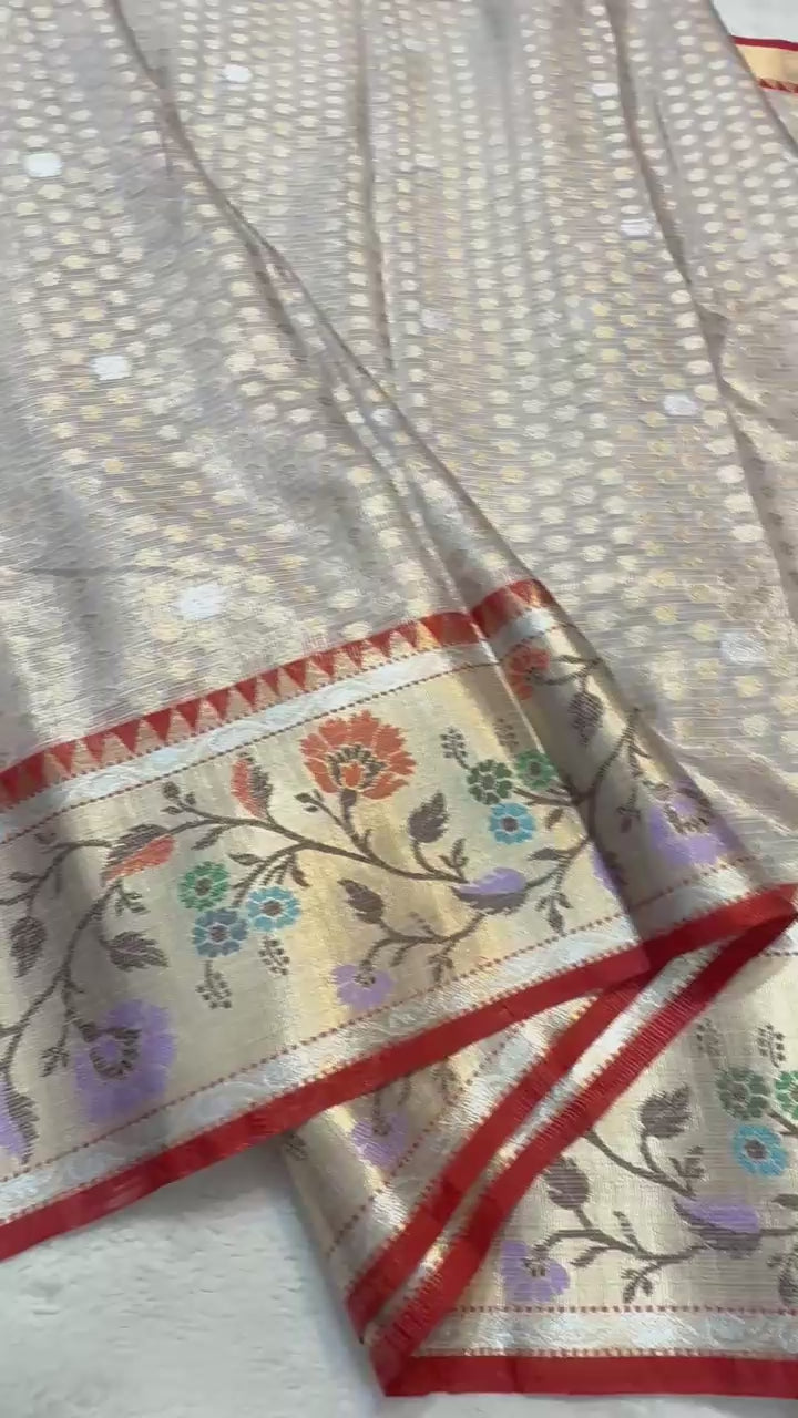 Tissue Kota with Pythani Border
