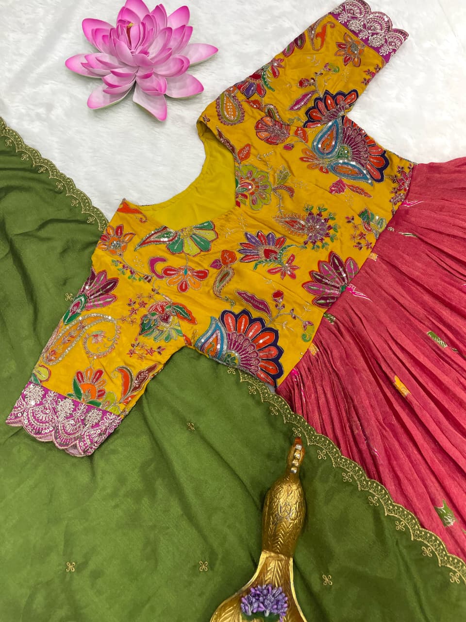 Party Wear Gown with Dupatta