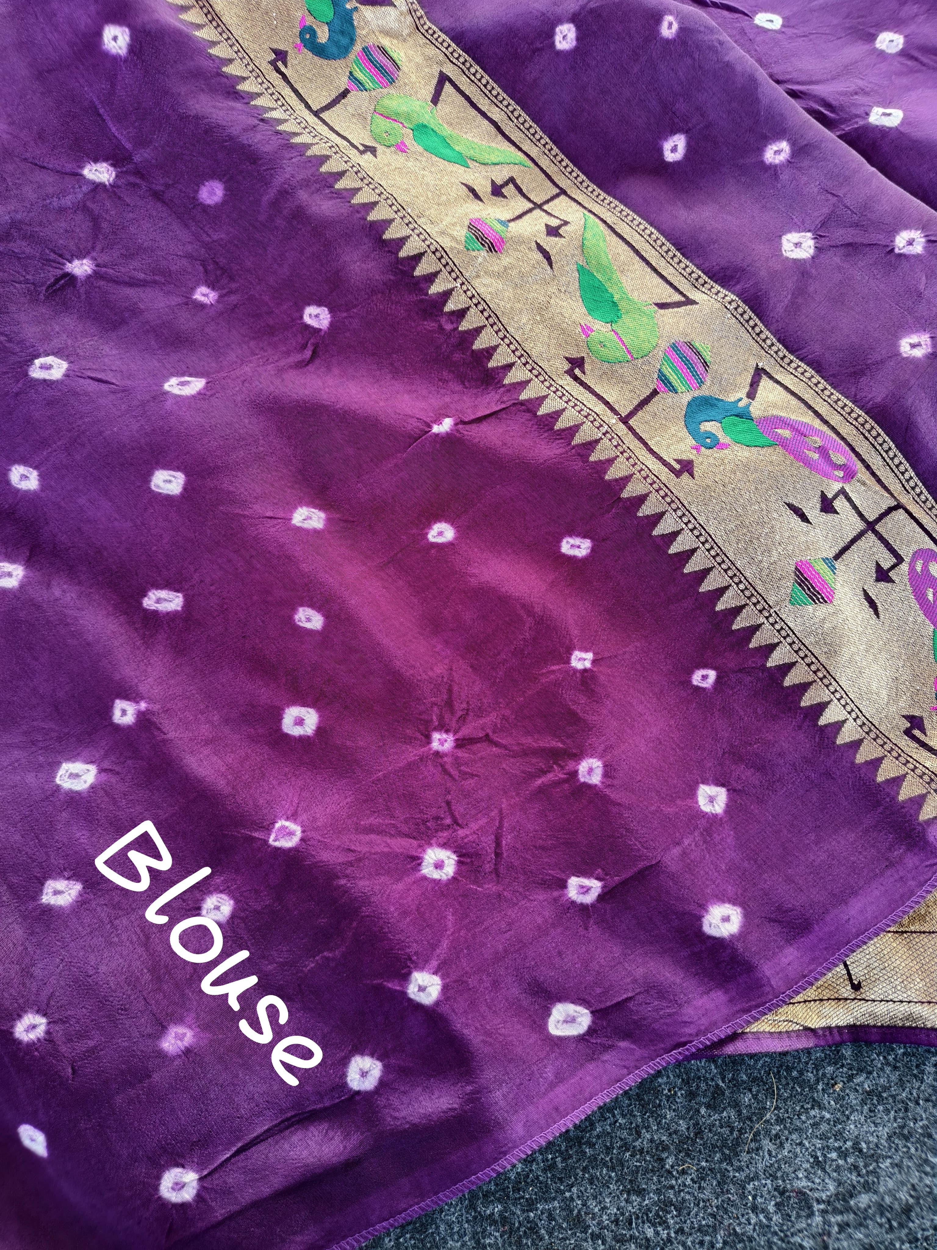 Pure Viscose Bandini with Pythani border