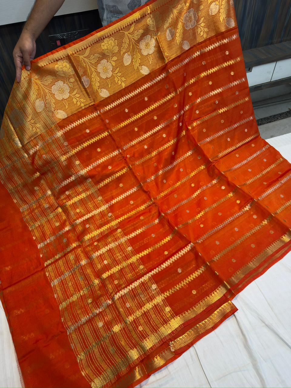 Banarasi Dyble Pure Viscose Soft Silk Sarees