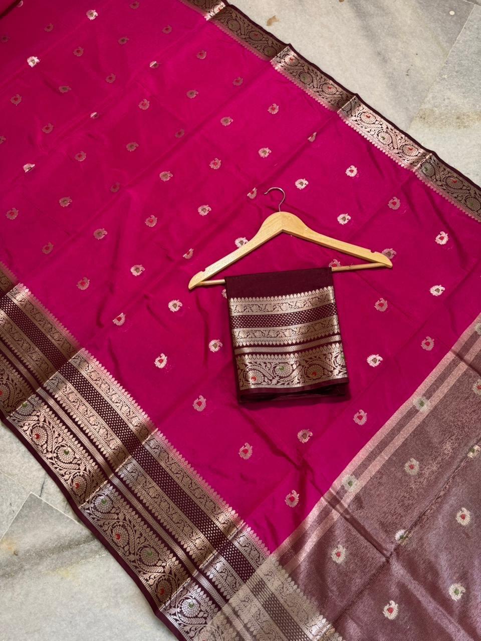 Banarasi Dyable Dupion Silk