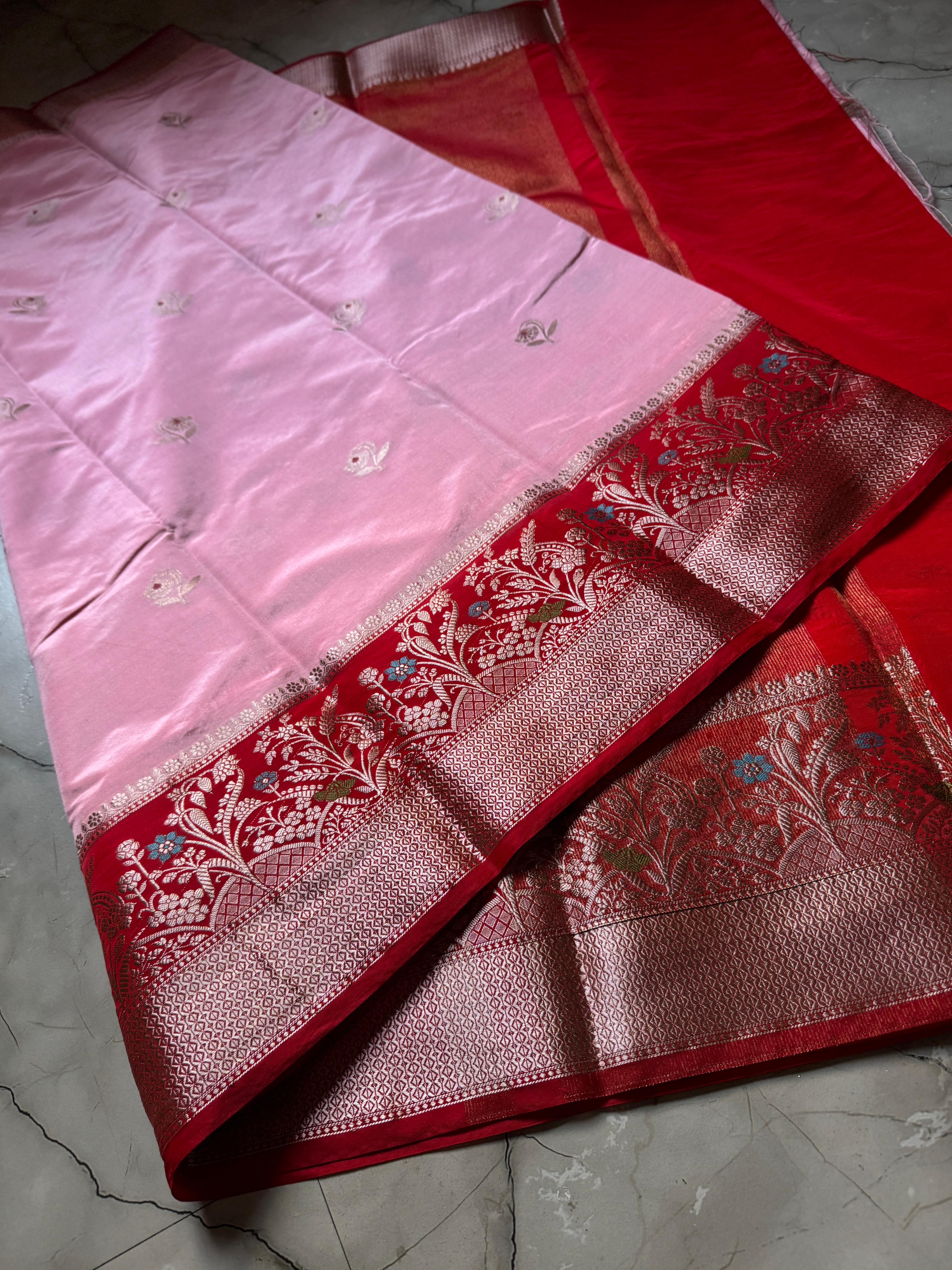 Banarasi Semi Katan Soft Silk Sarees