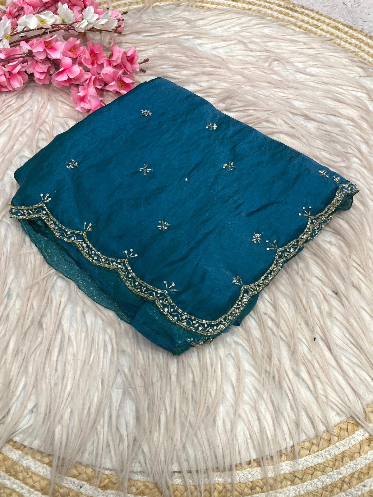 20+ Colors in Celebs Favorite Space Silk Fandy Satin Silk Sarees