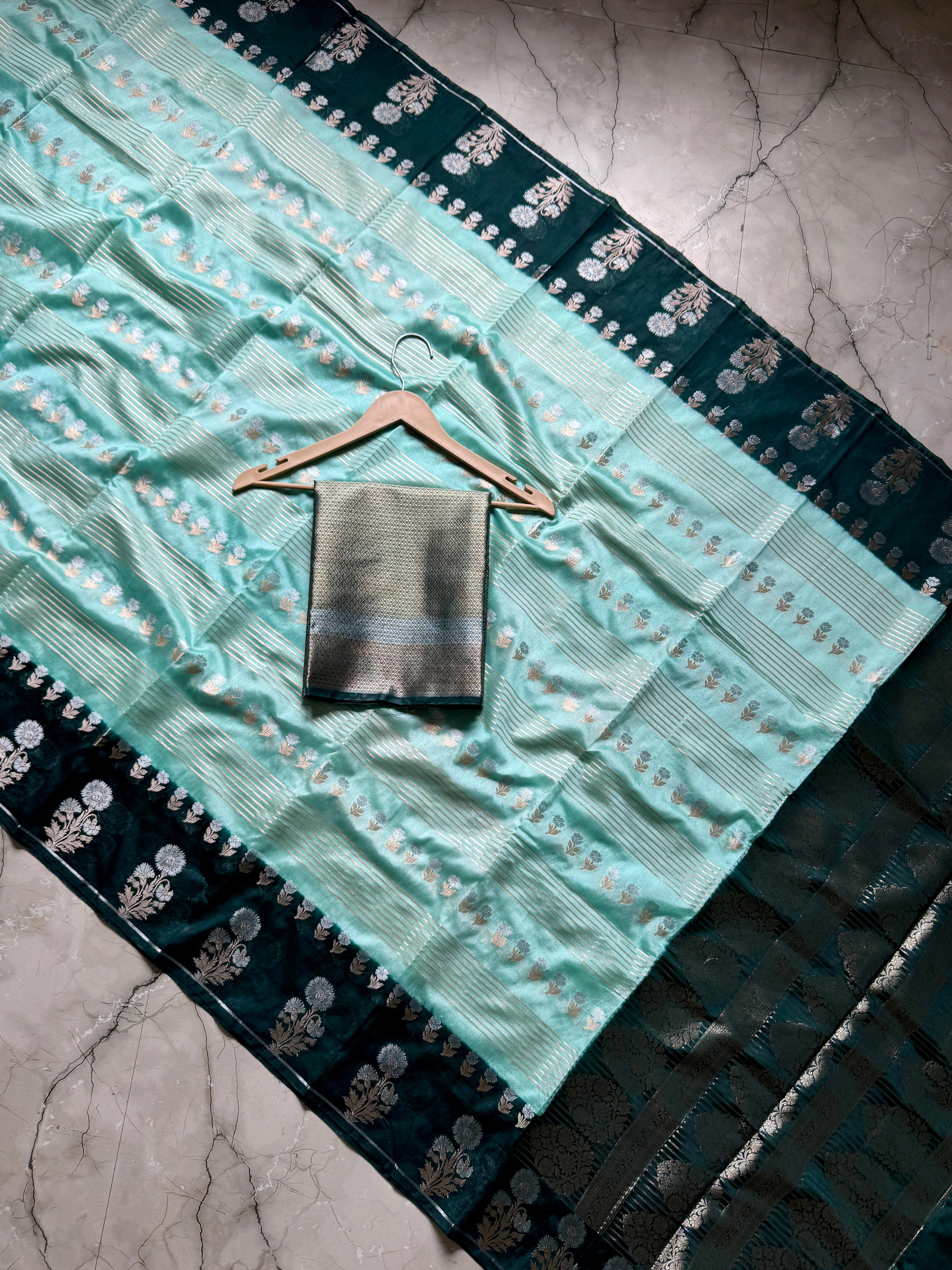 Banarasi Semi Georgette Handloom saree