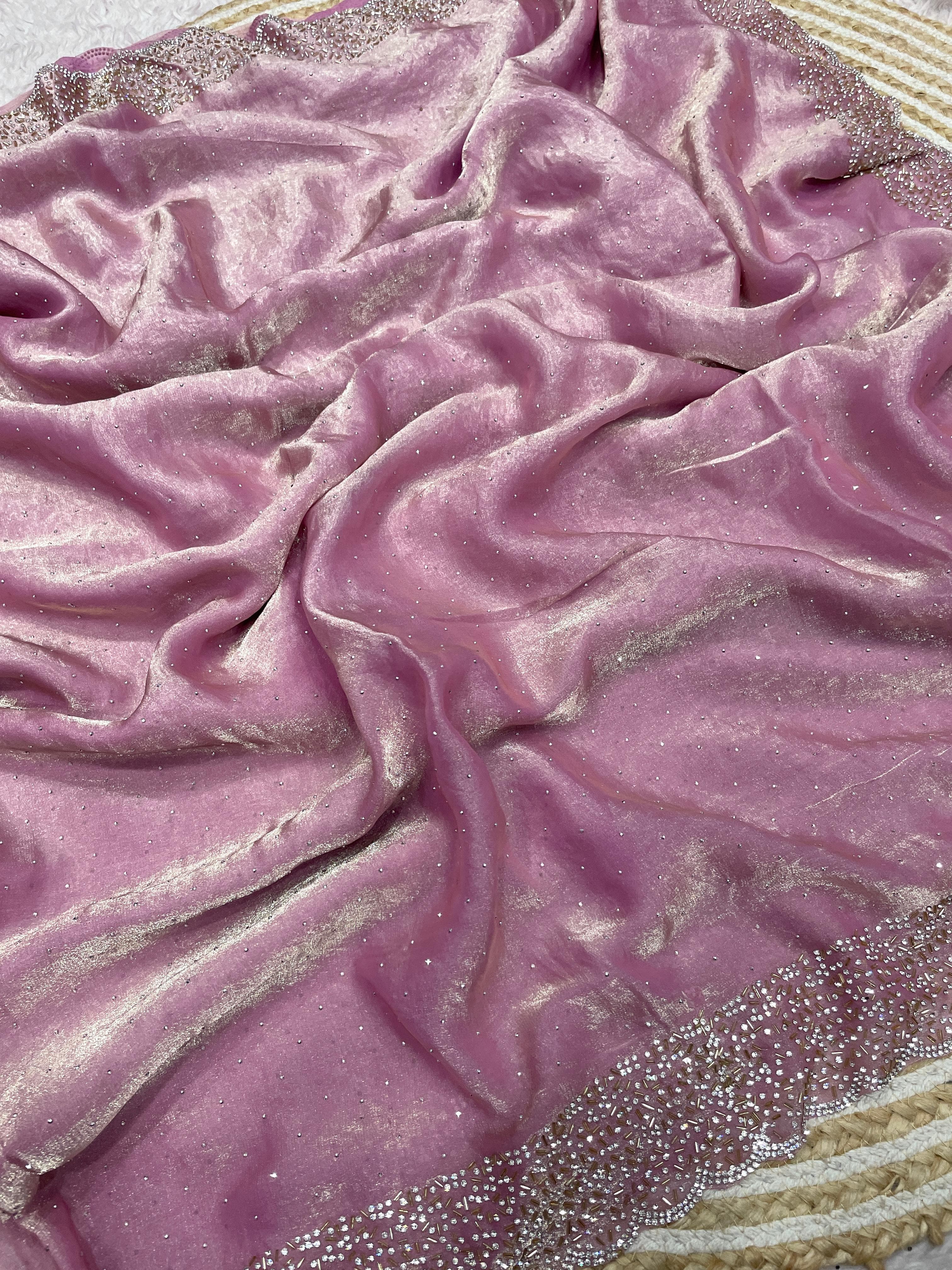 Pure Soft Space Silk Sarees in 20+ Colors