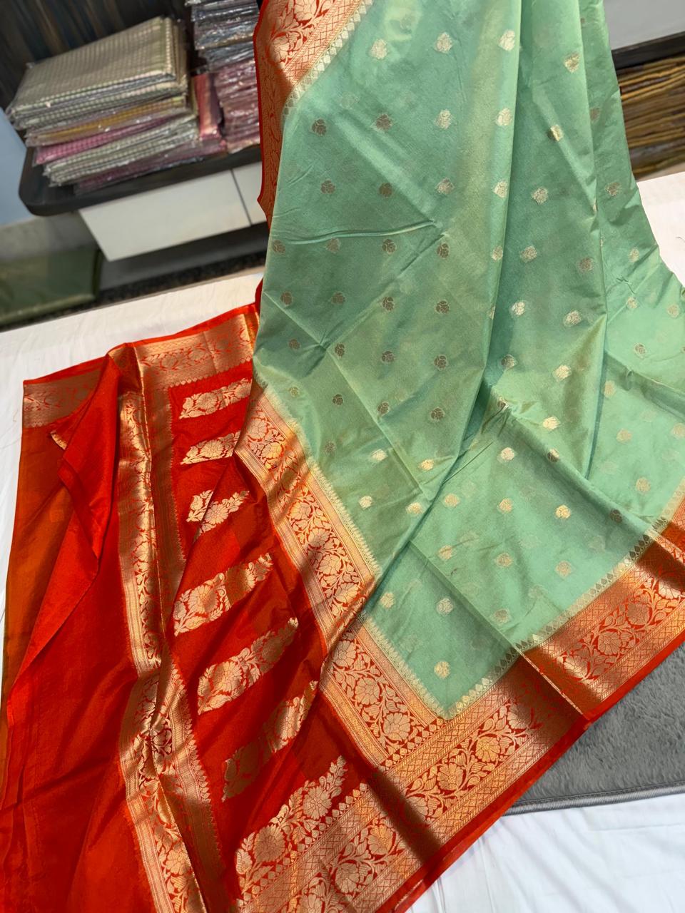 Banarasi Raw Mango Sarees