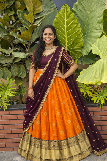 Premium Fully Stitched Silk Lehanga