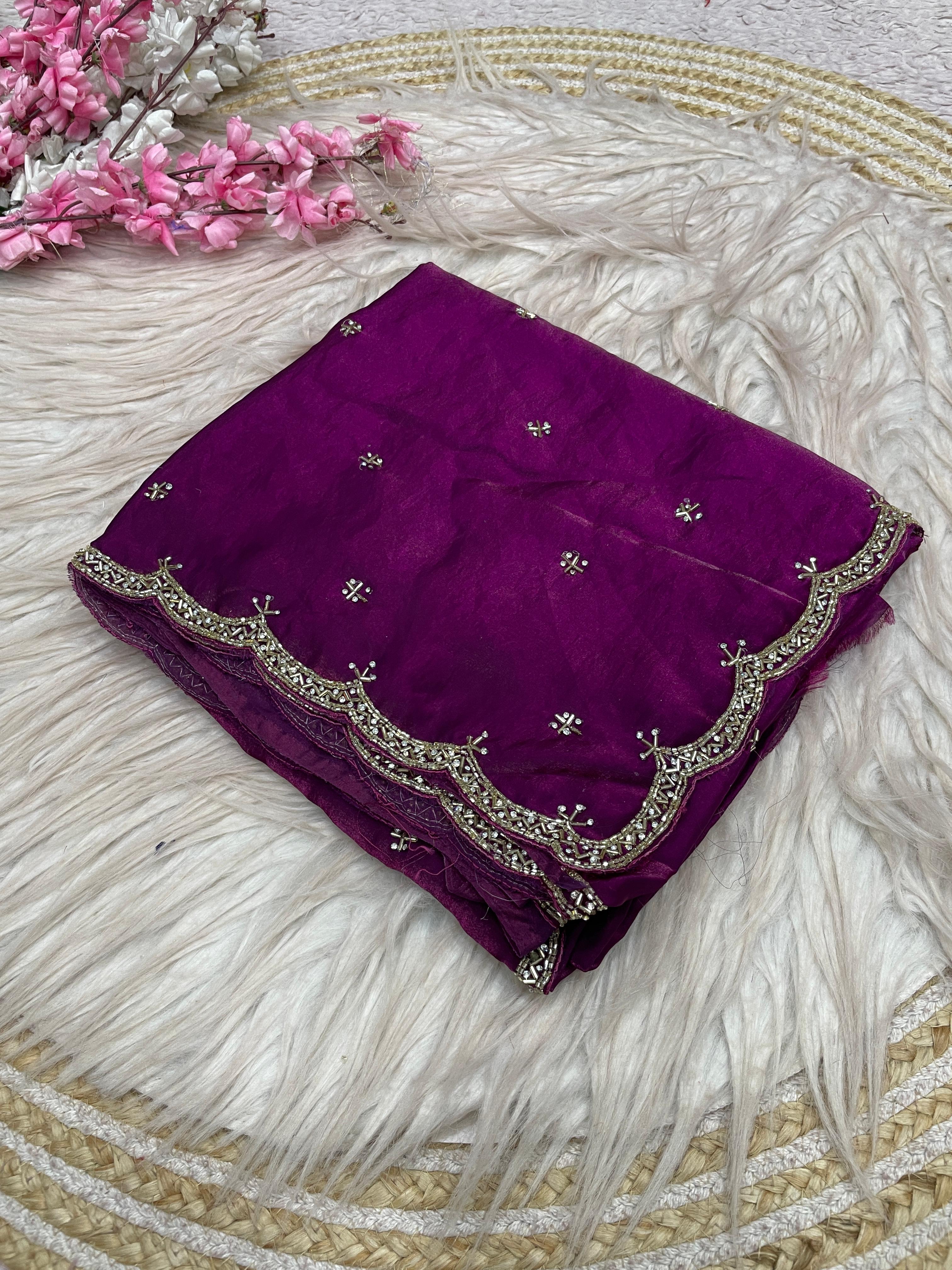 20+ Colors in Celebs Favorite Space Silk Fandy Satin Silk Sarees