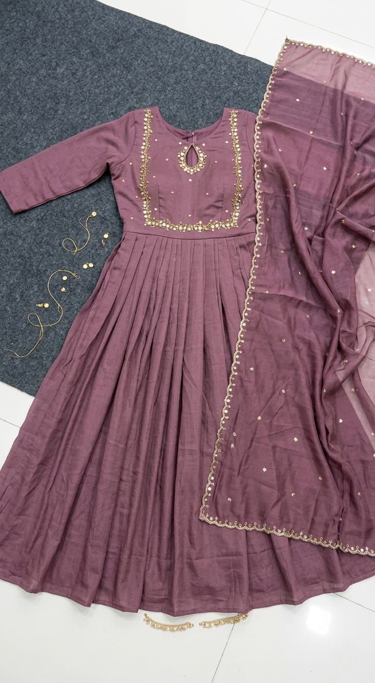 Soft Designer Gown & Duppata