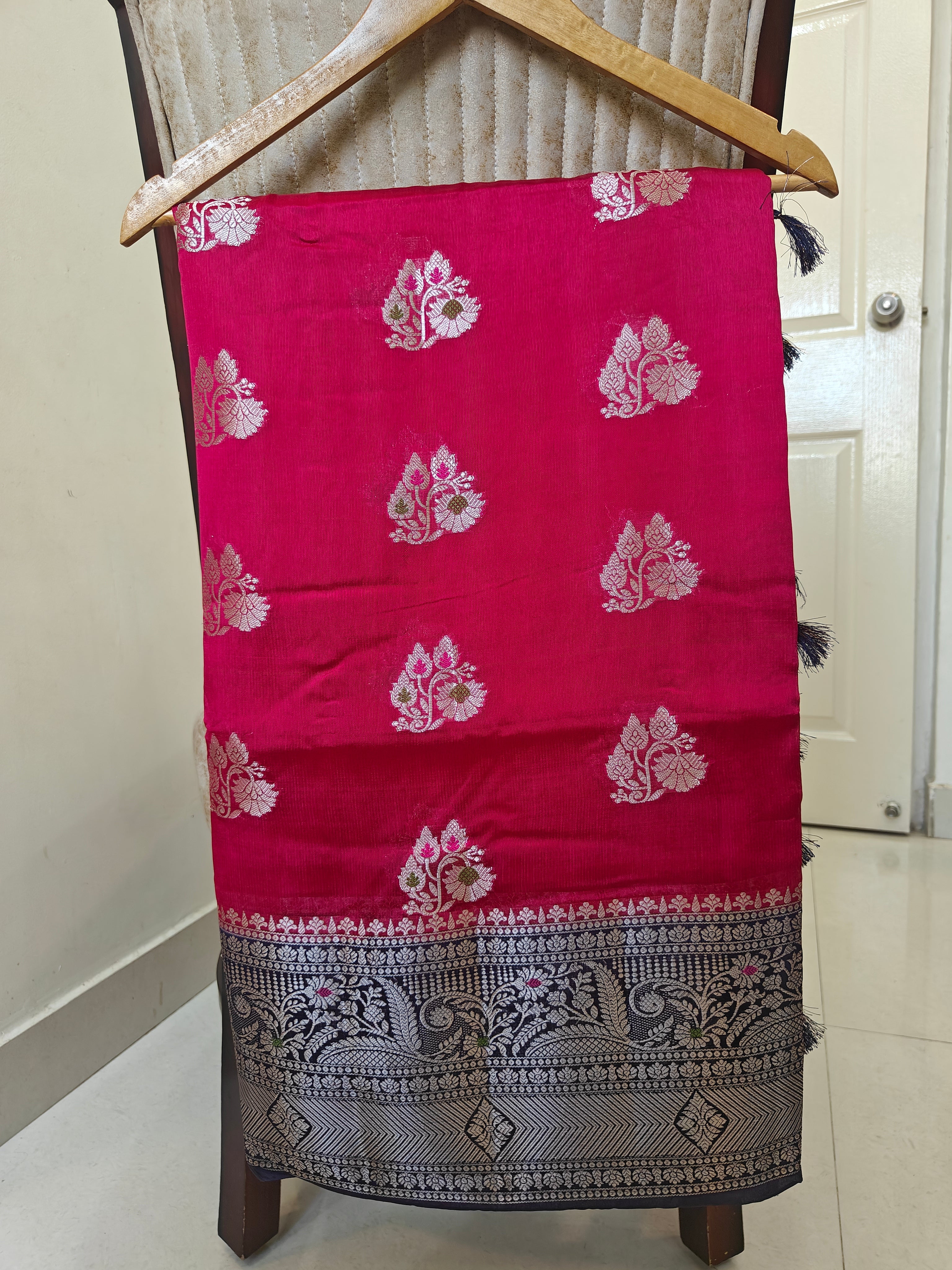 Premium Banarasi Green Mango Sarees