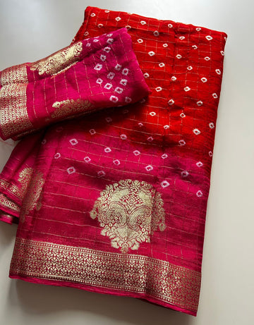 Bandini sarees with kanchi border