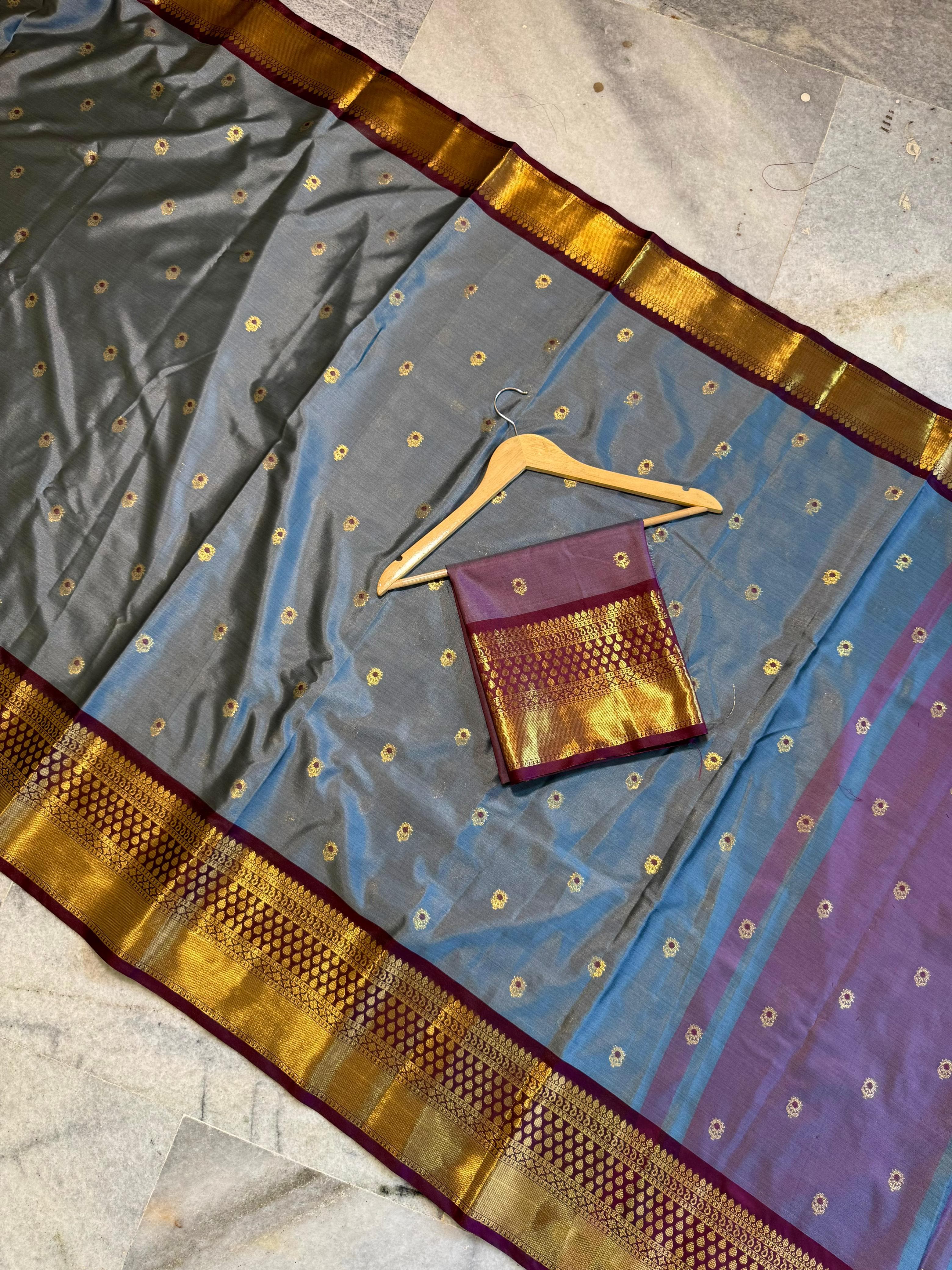 Banarasi Semi Gadwal Pattu Silk Saree
