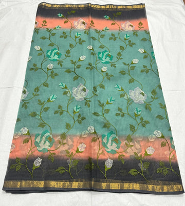 Kota designer sarees with petit point work