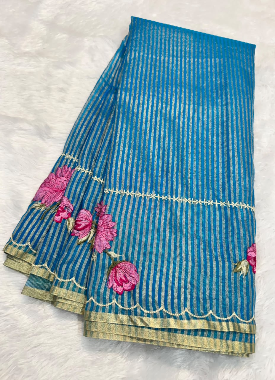 Organza Tissue Saree