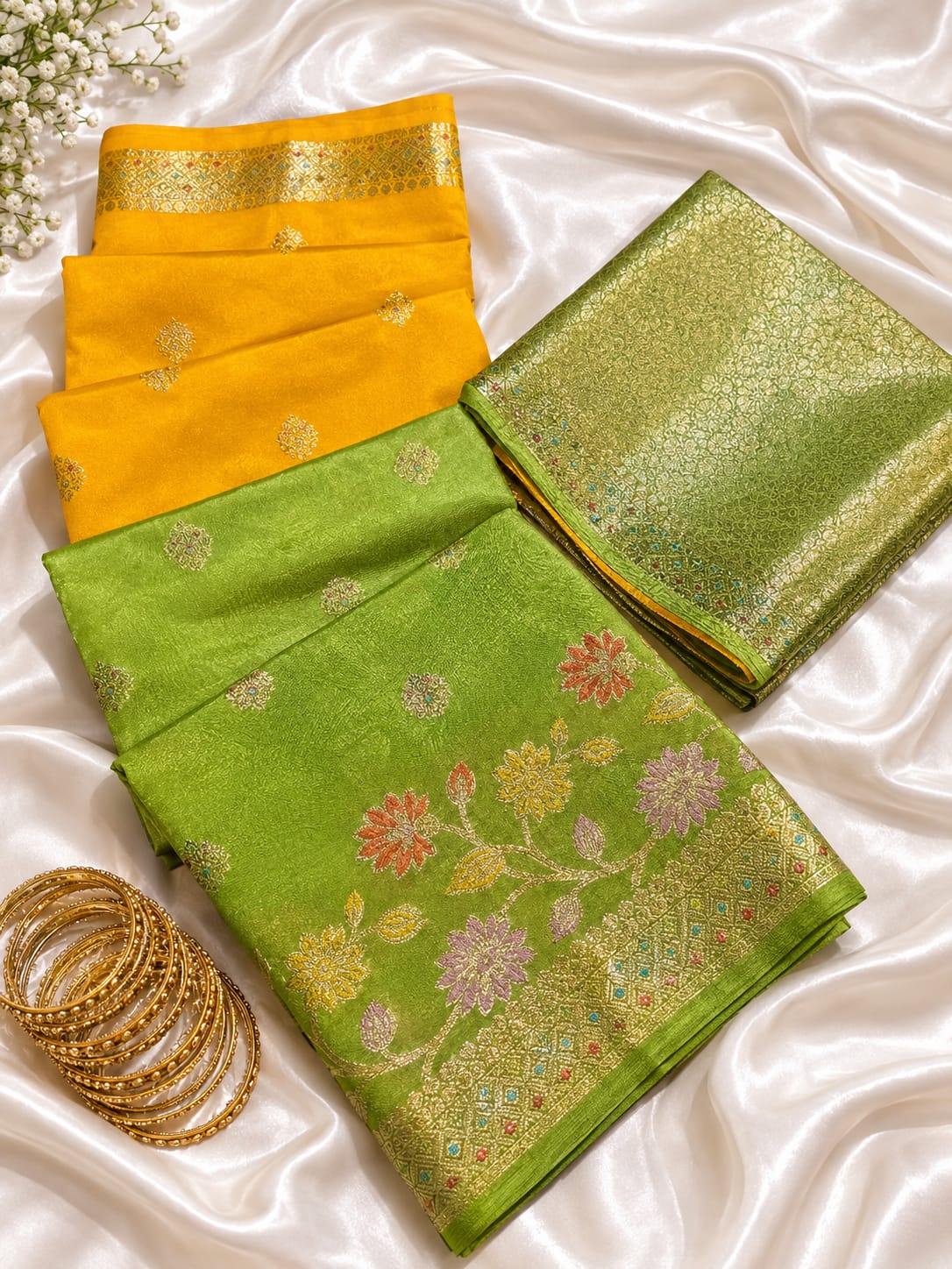Banarasi Viscose Soft Silk Sarees