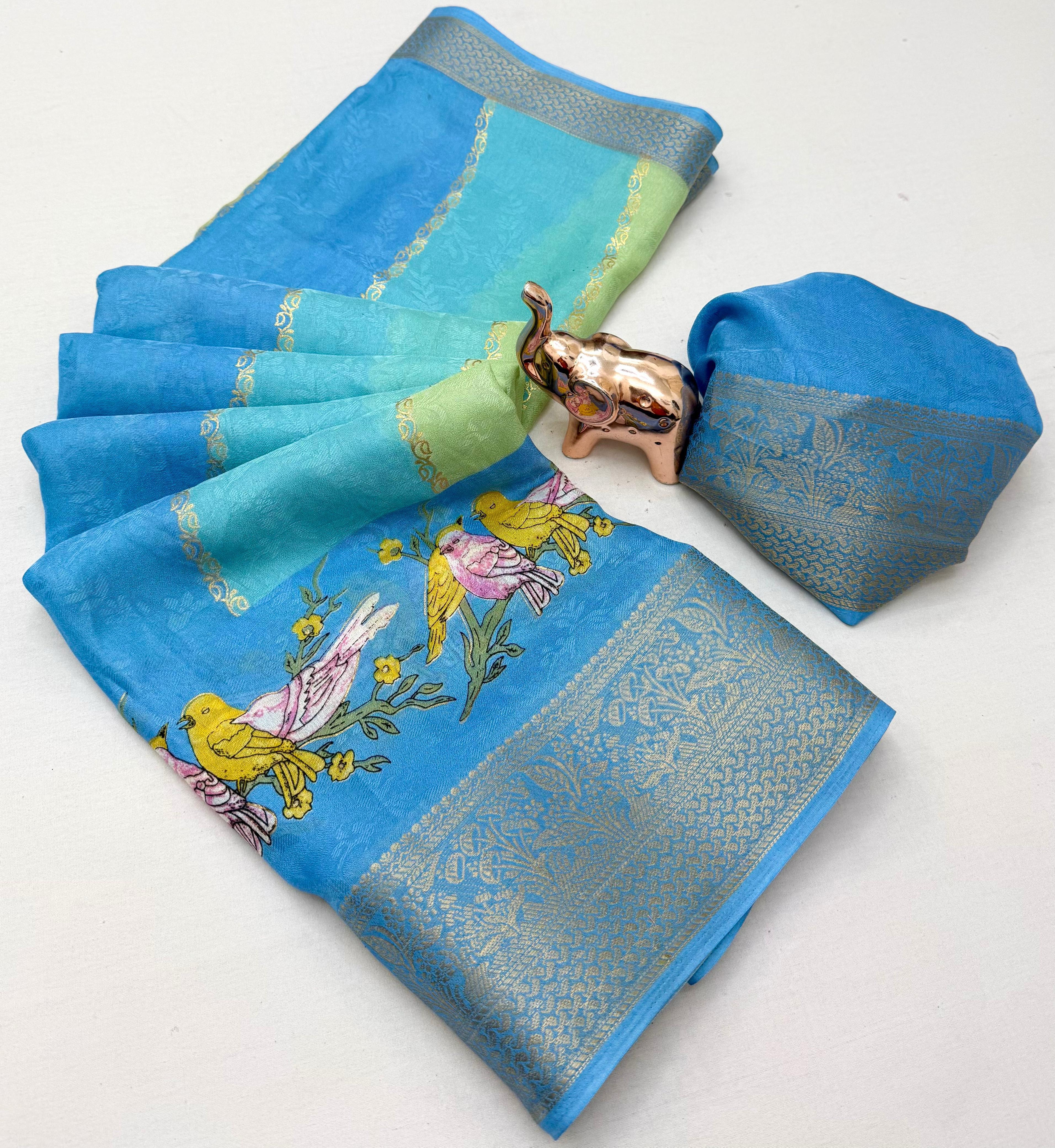 Beautiful Banarasi Georgette Sarees