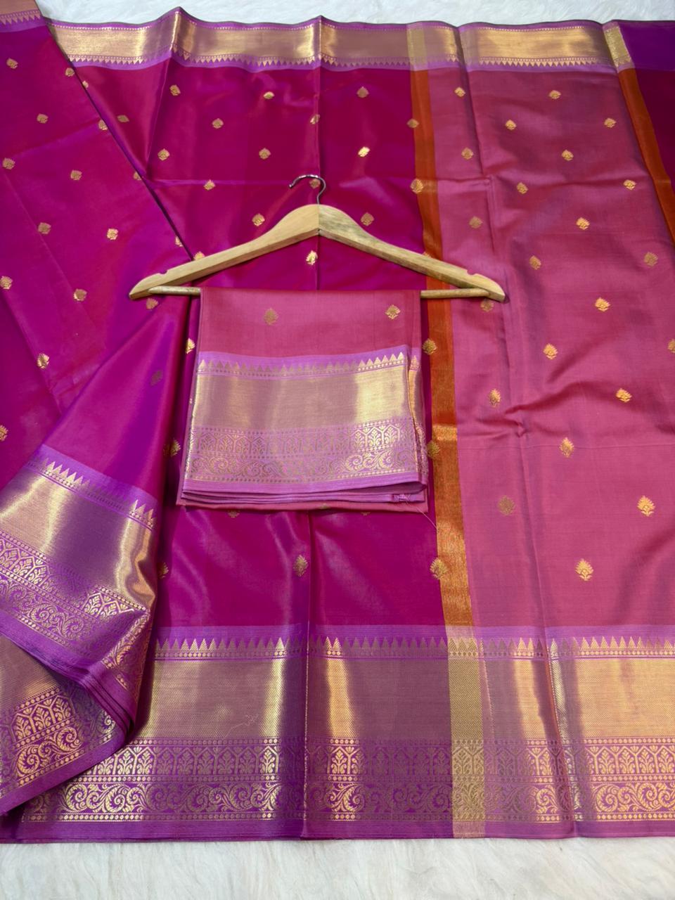 Soft & Shine Premium Banarasi Soft Katan Silk Saree