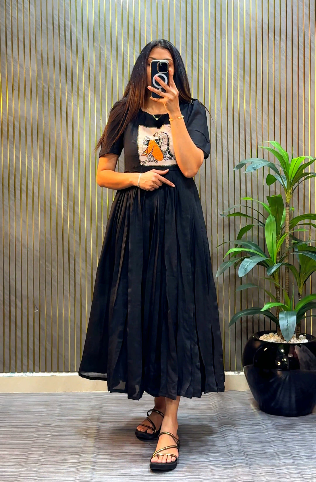 Bapu inspired designer outfit