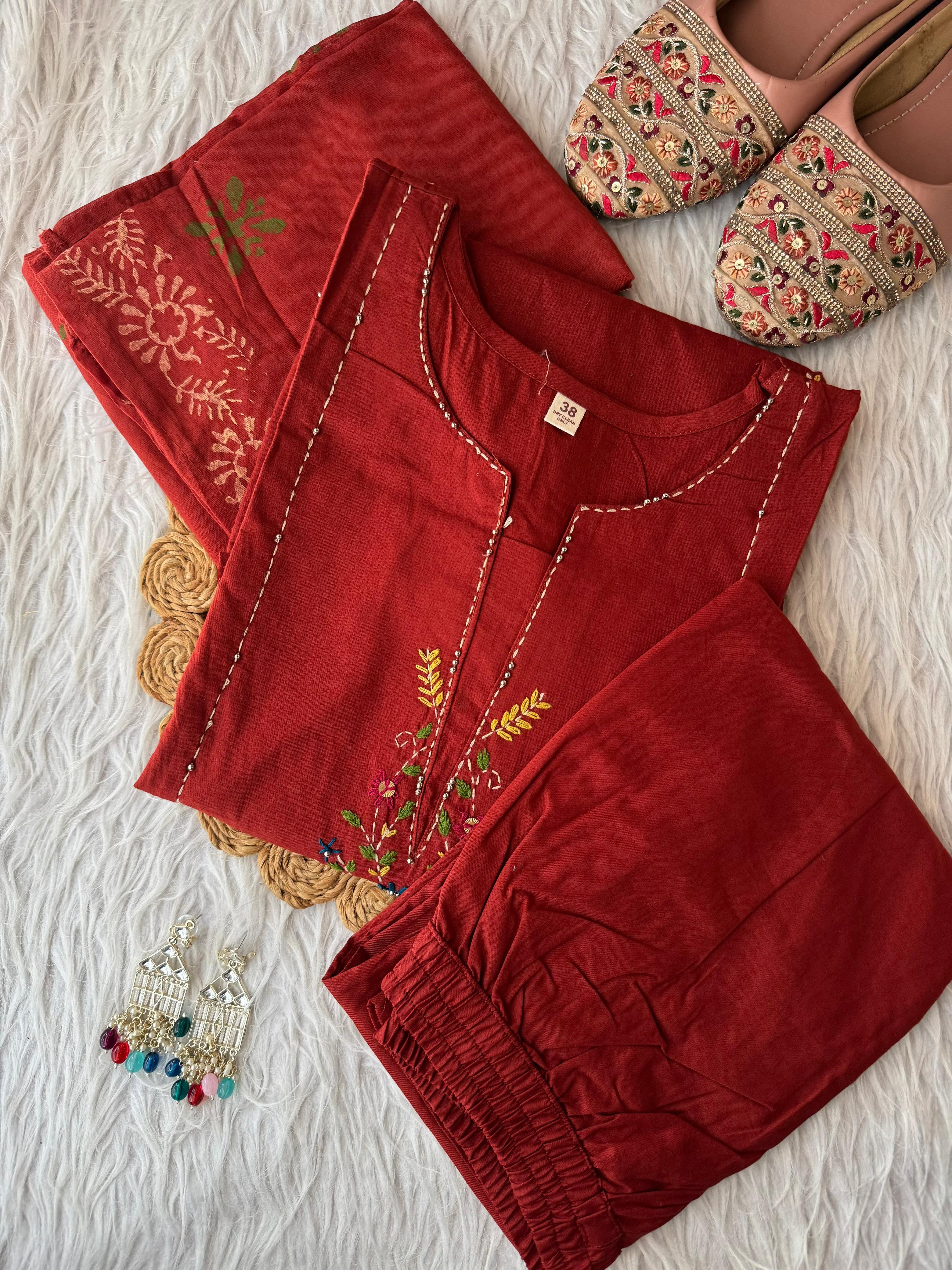 Pure Cotton Kurti Sets