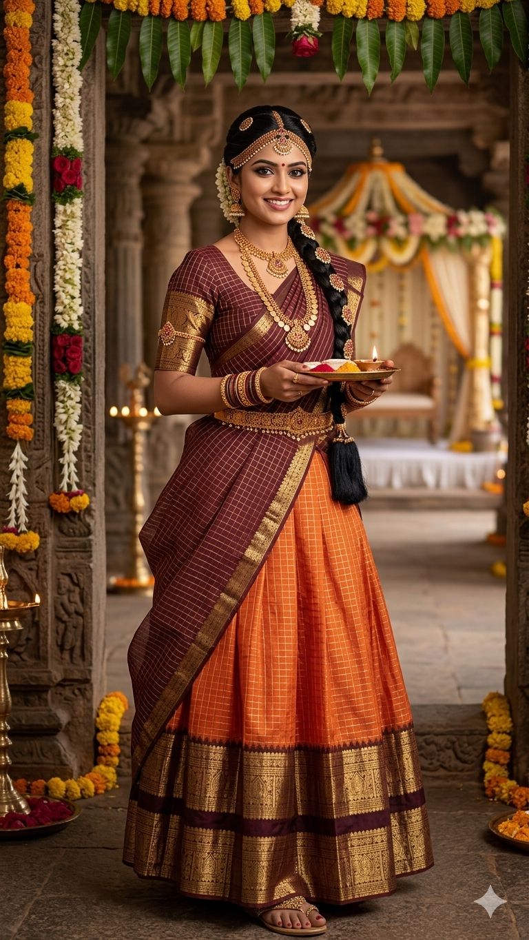 Pure Kanchi Cotton Fully Stitched Lehengas