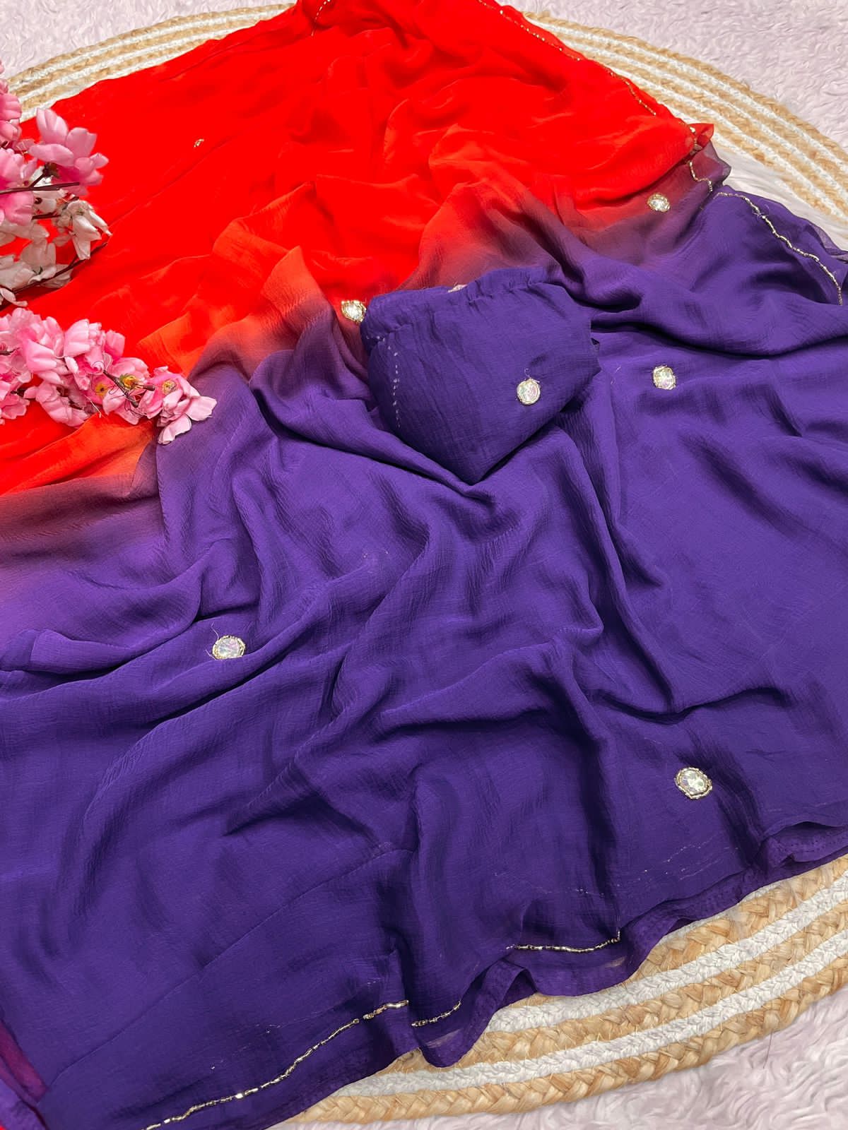 Pure Soft Nazmin Chinnon Sarees