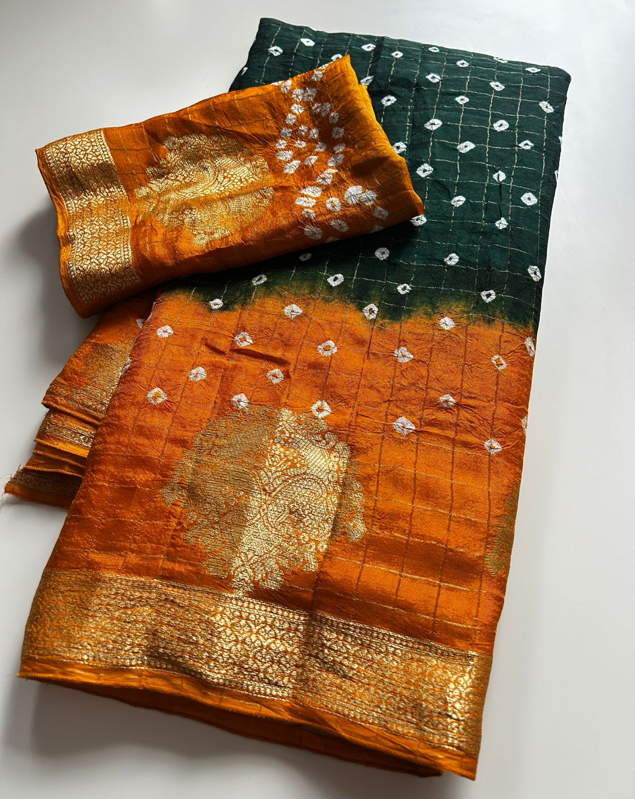 Bandini sarees with kanchi border