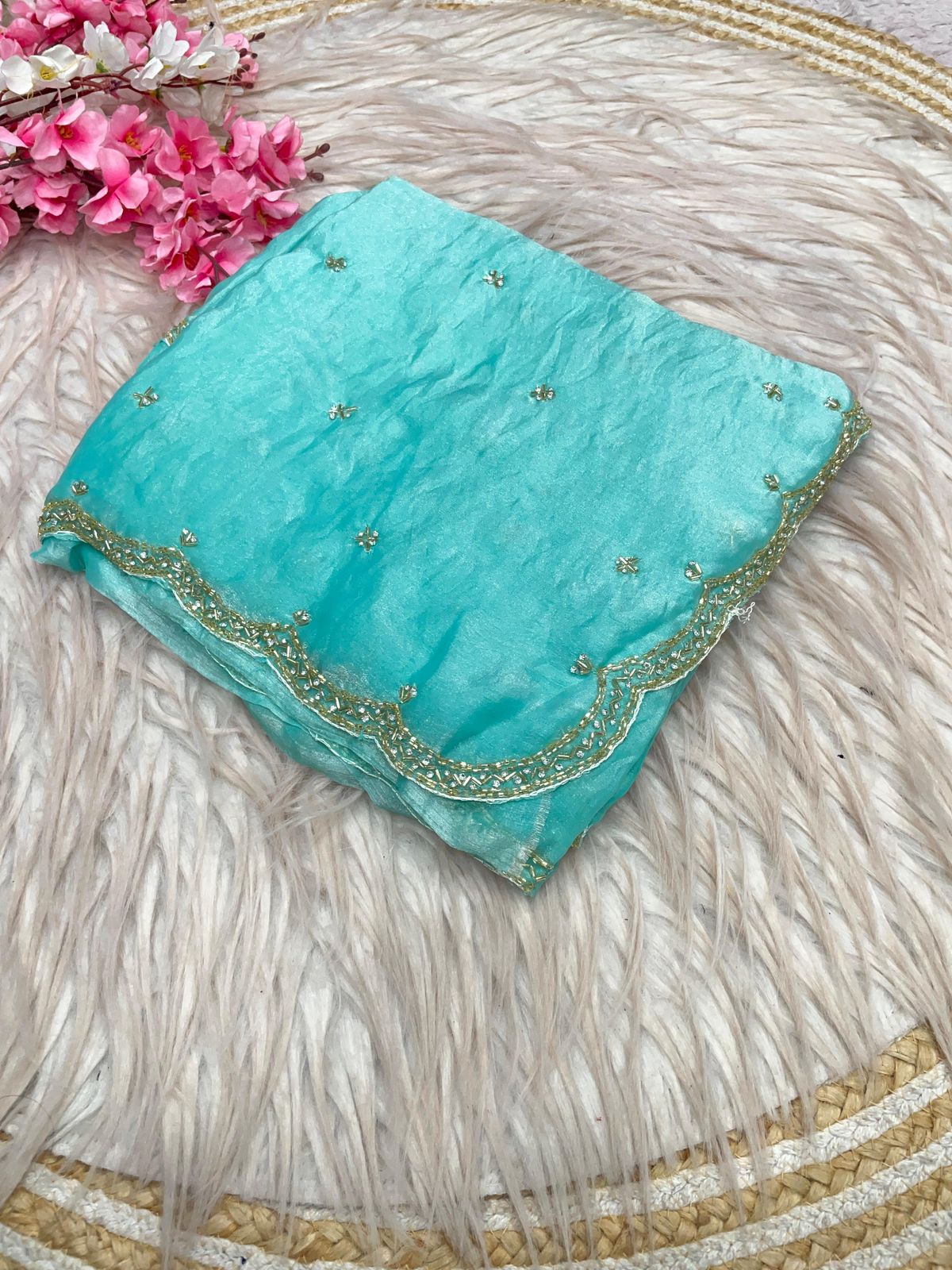 20+ Colors in Celebs Favorite Space Silk Fandy Satin Silk Sarees