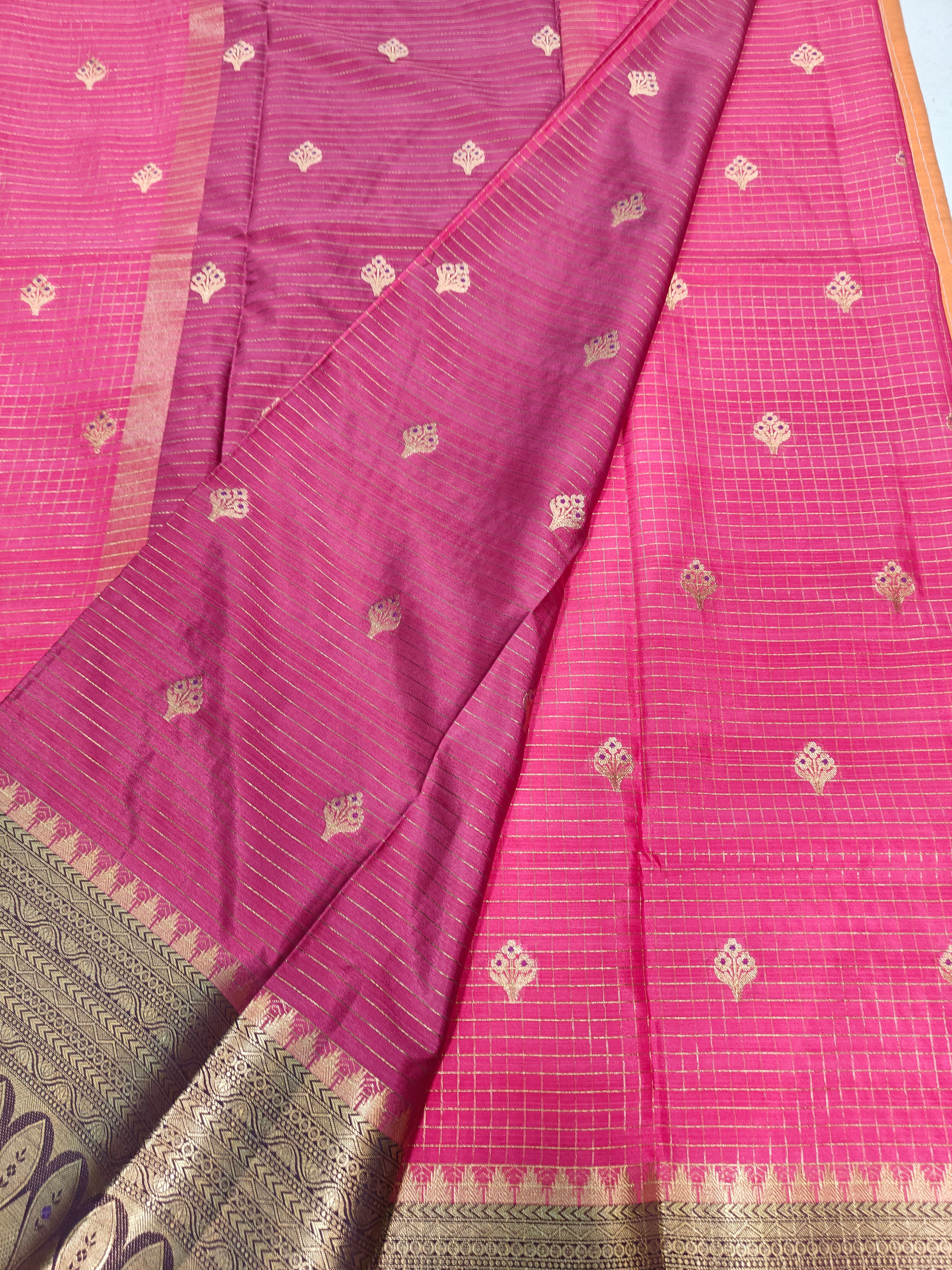 Banarasi Semi Kathan Saree