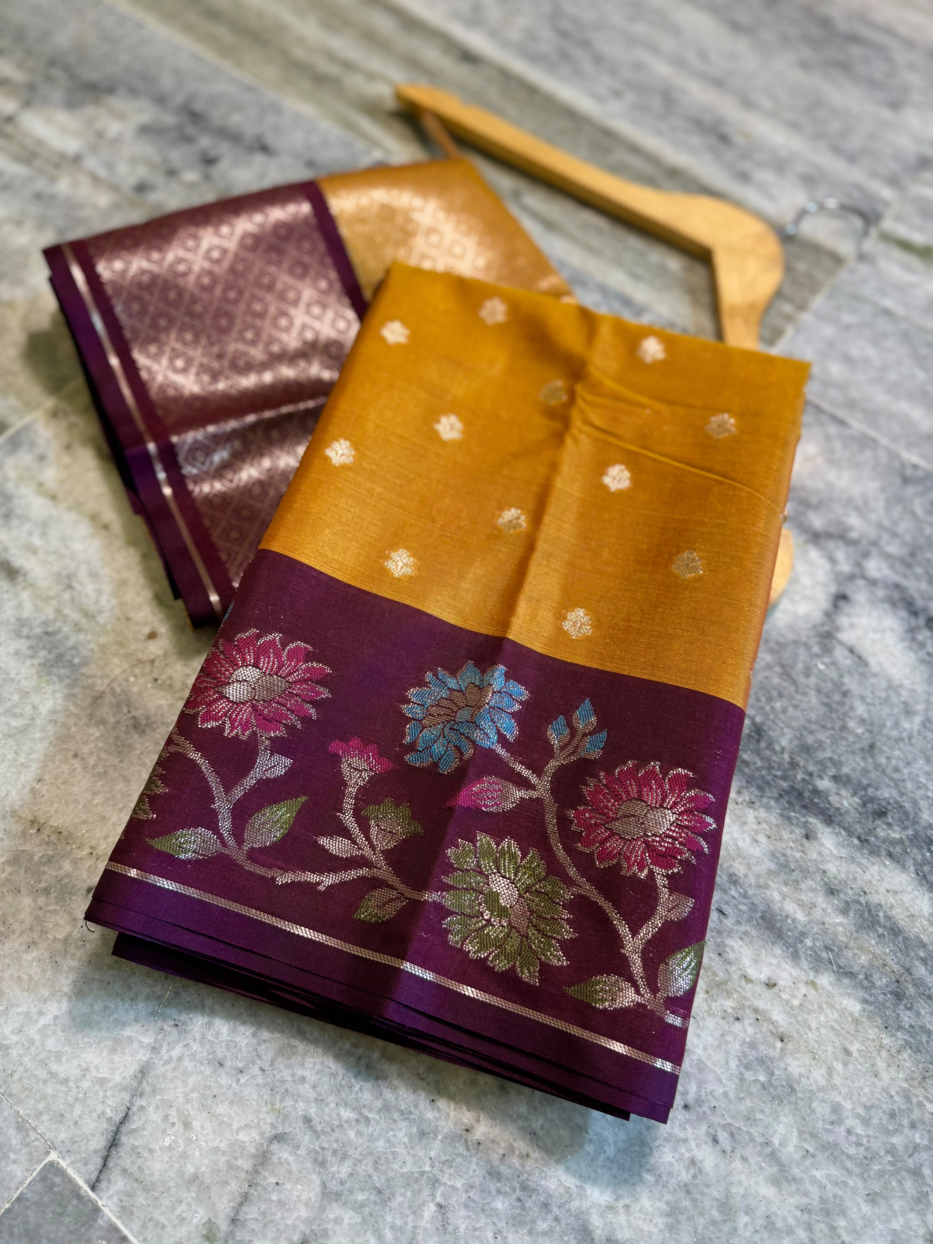 Soft Banarasi Semi Katan Silk Saree