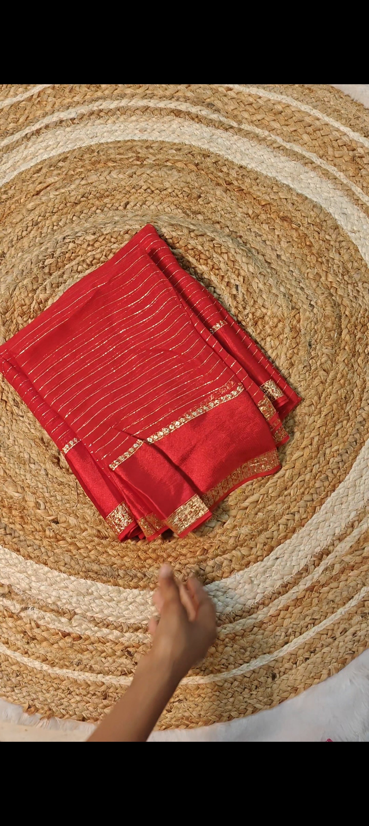 Viscose Georgette Sarees With Running Blouse
