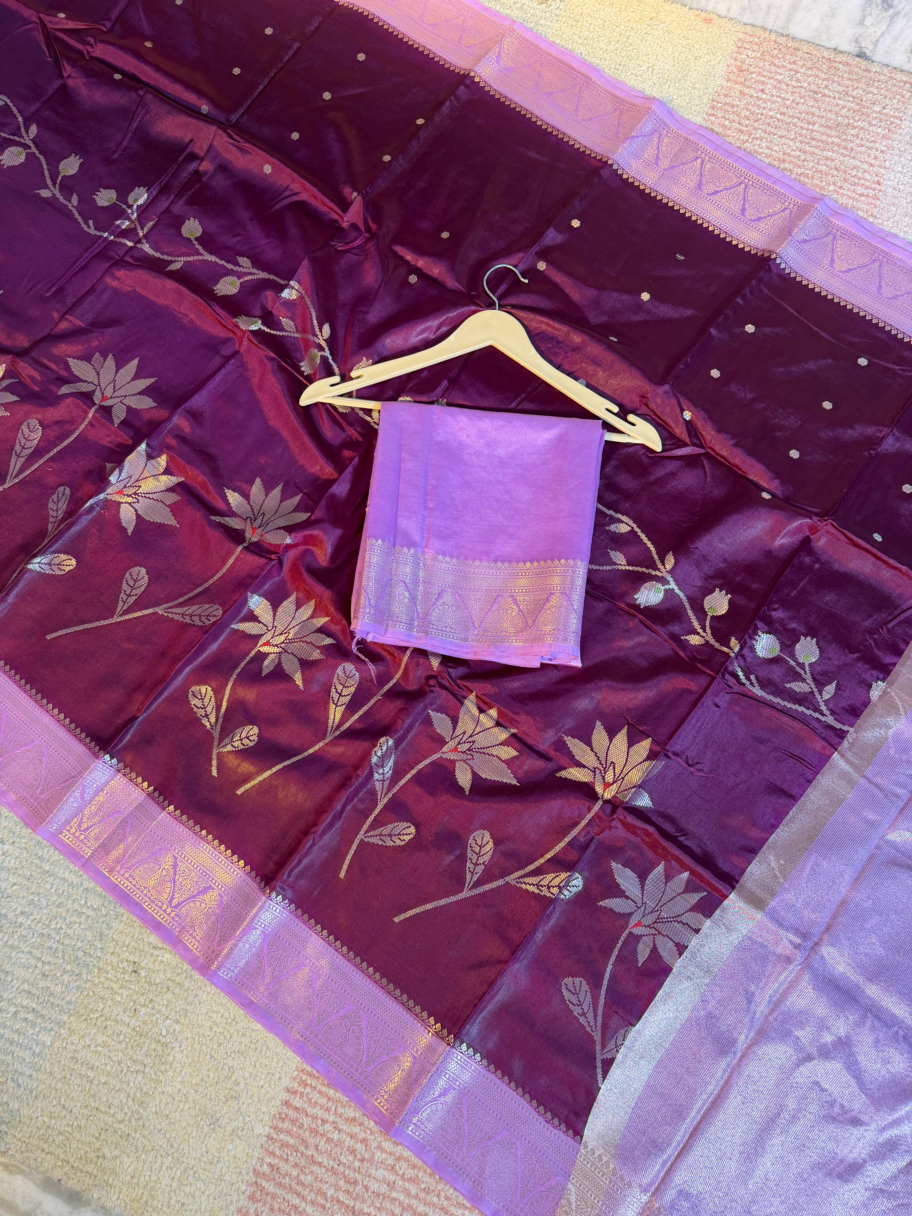 Banarasi Green Mango Sarees