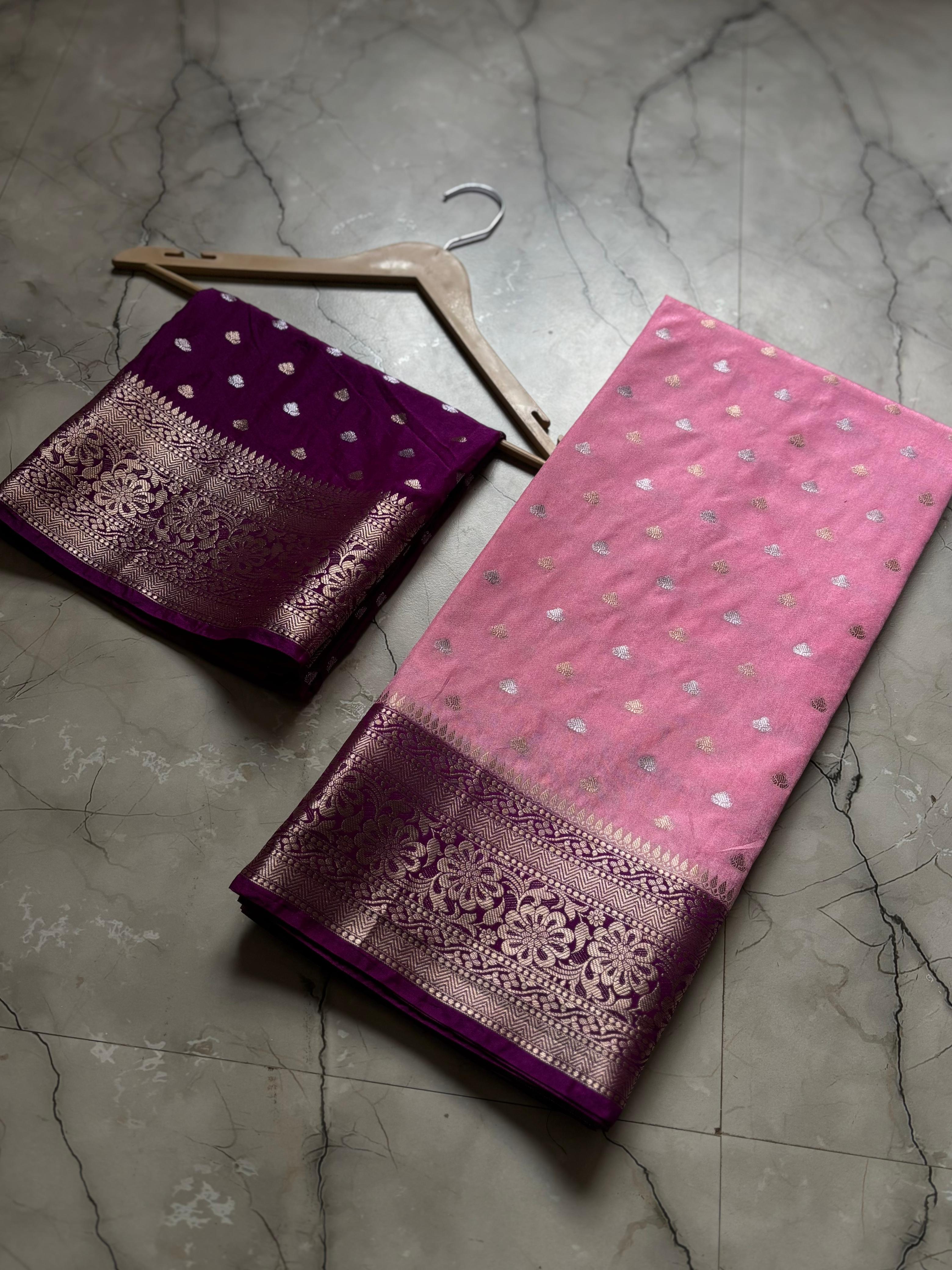 Premium Banarasi Raw Mango Sarees