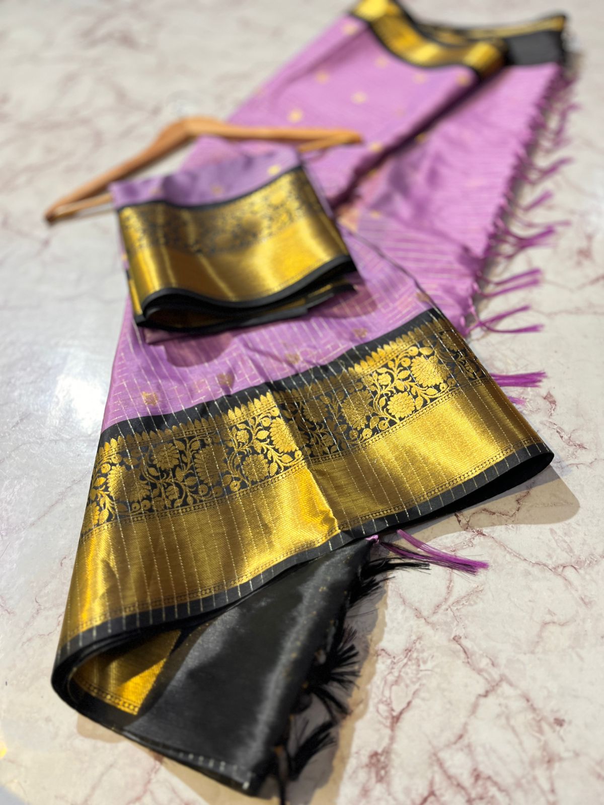 Soft Banarasi Vintage Semi Katan Sarees