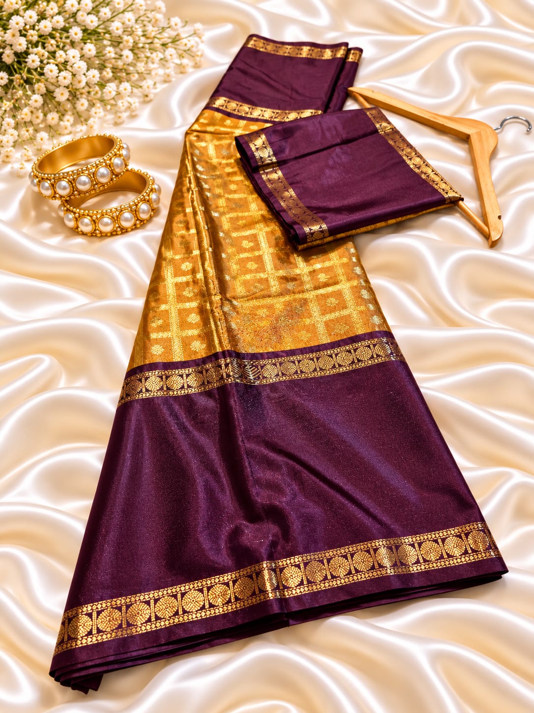 Soft Banarasi Katan Silk Saree