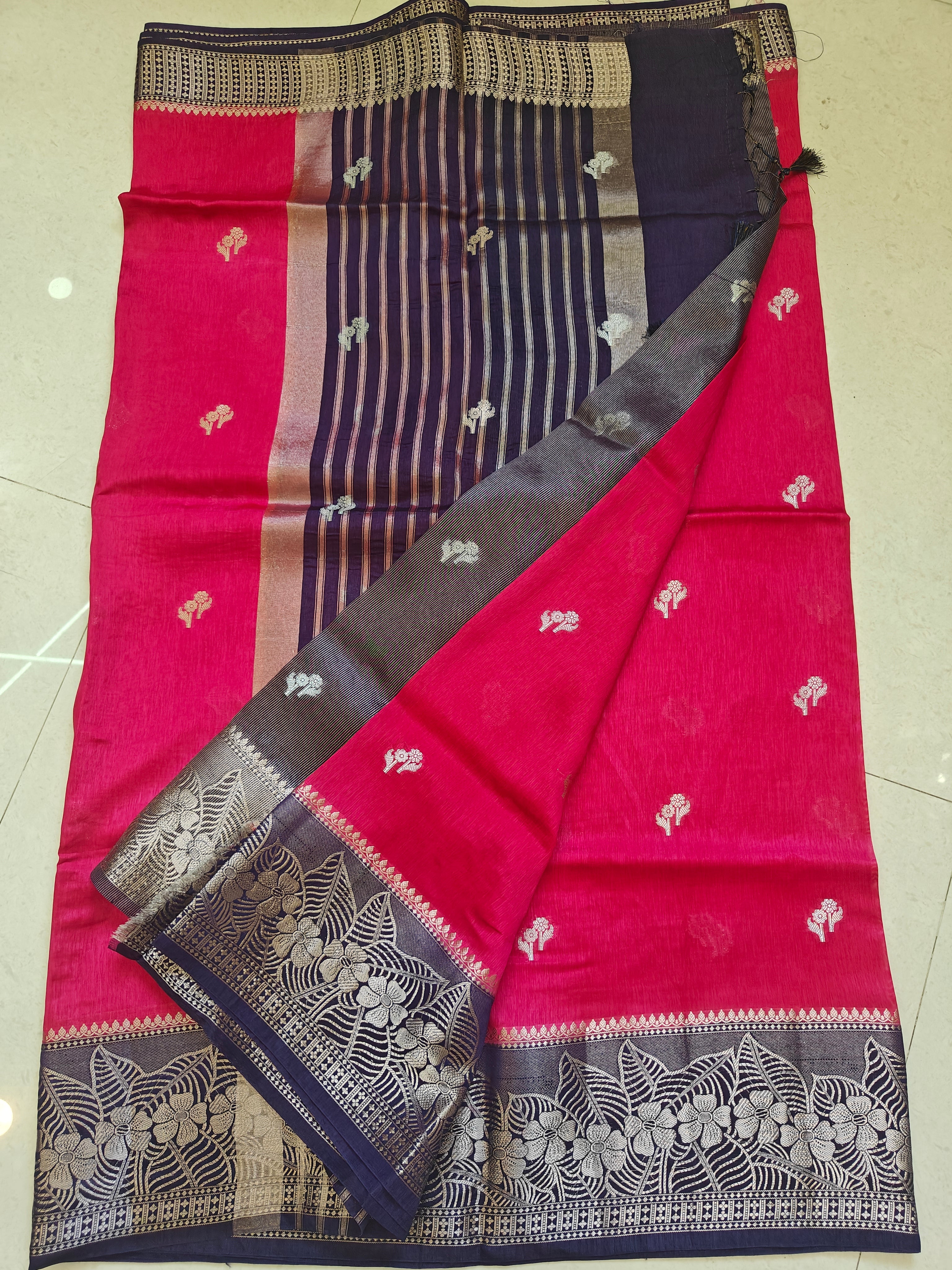 Premium Banarasi Green Mango Sarees