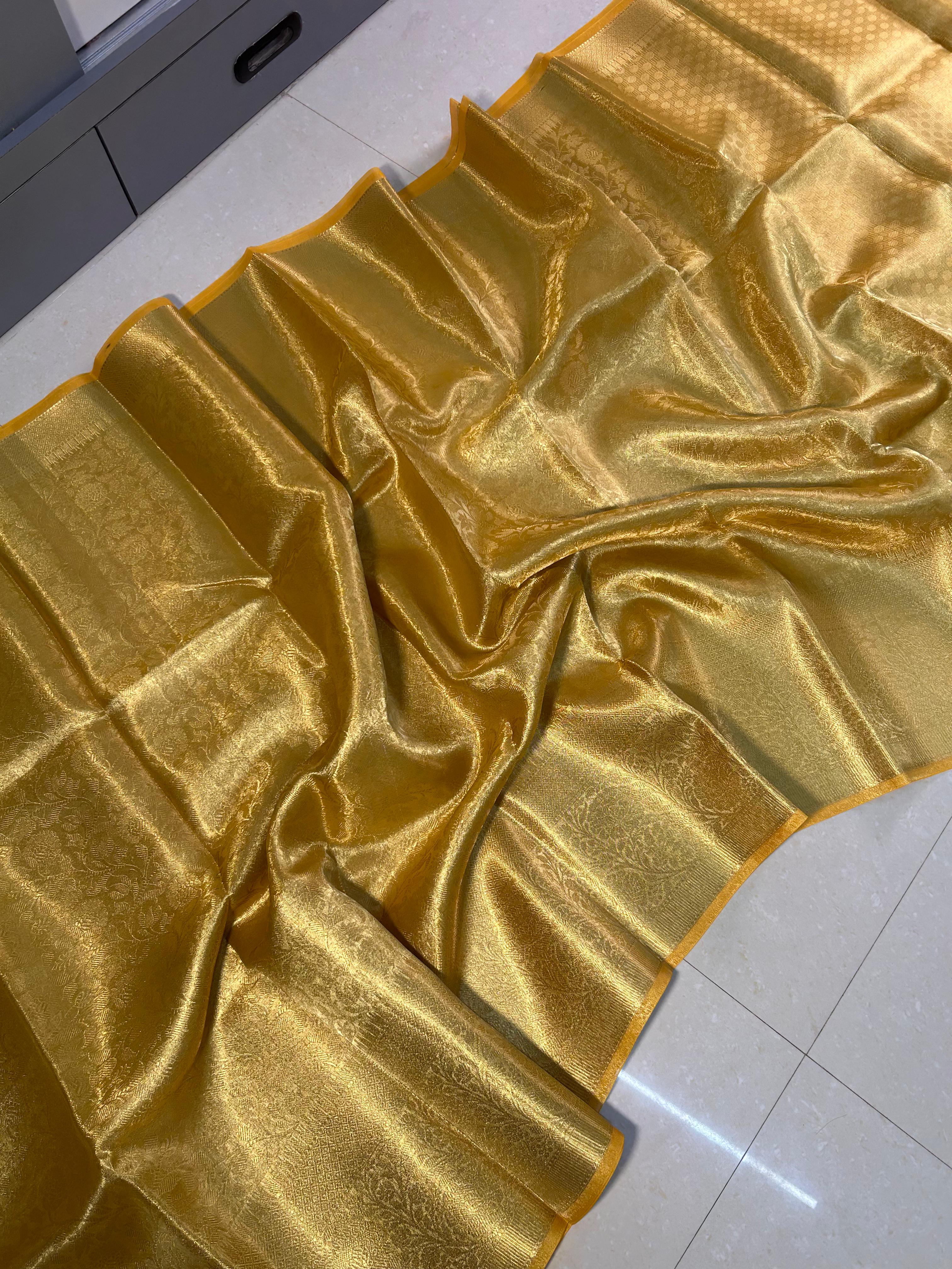 Banarasi Gold Tissue Silk Saree