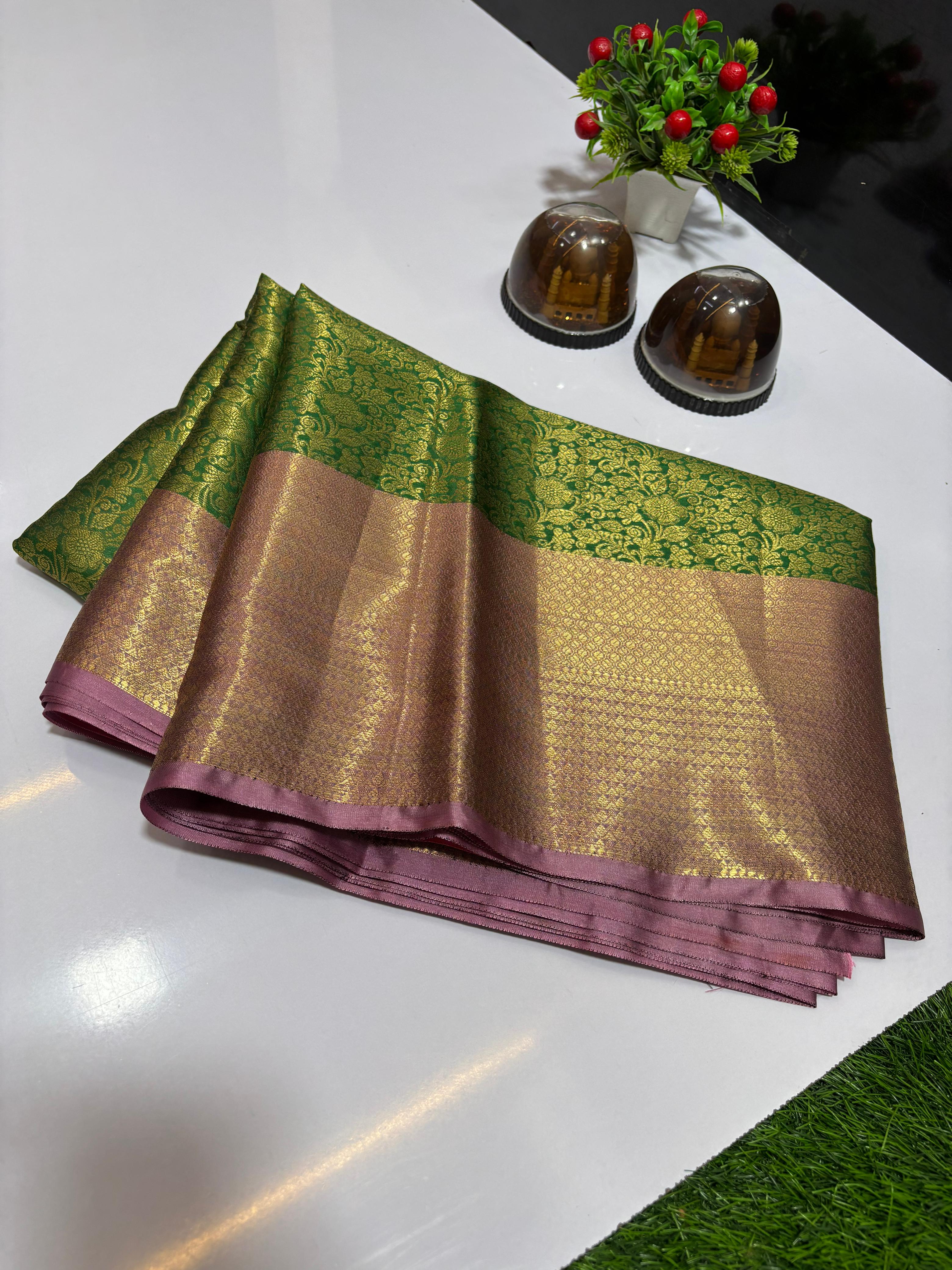 Pure Banarasi Soft Tissue Silk Saree