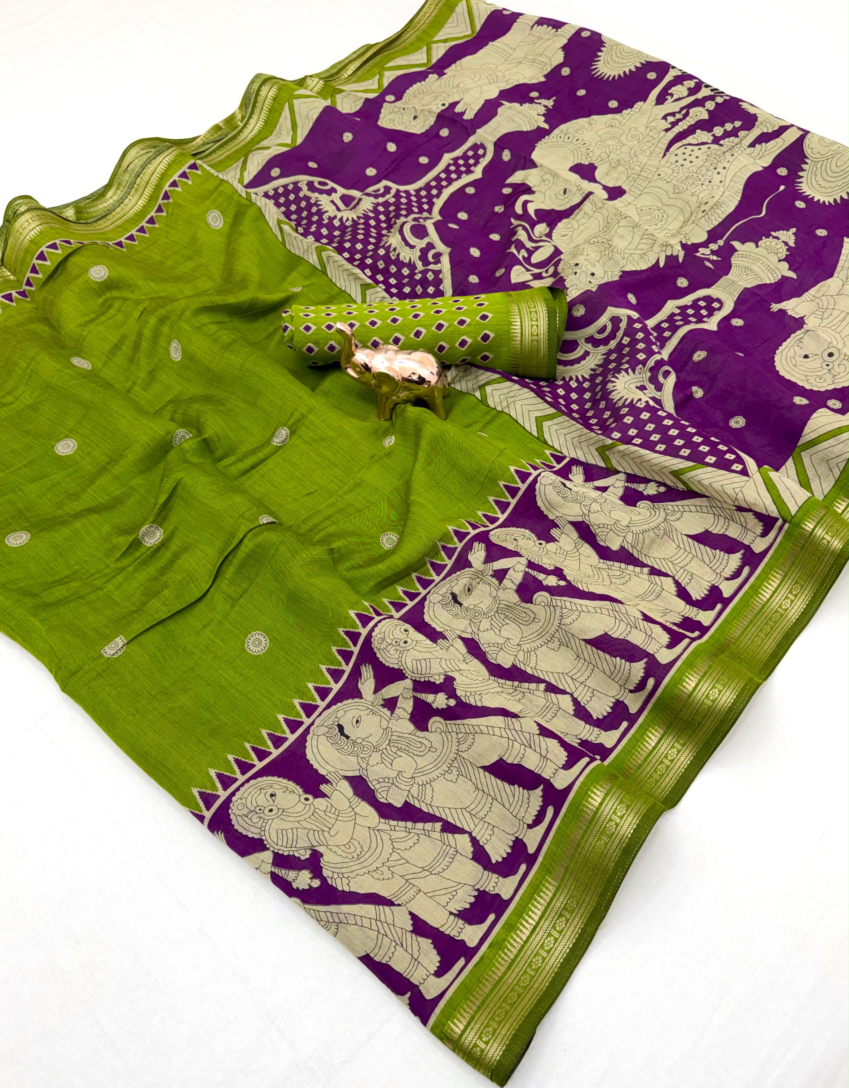 Special Mul Cotton kalamkari Sarees
