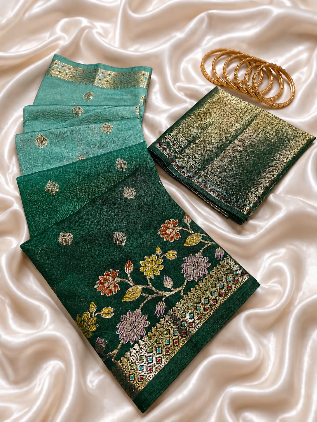 Banarasi Viscose Soft Silk Sarees