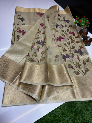 Banarasi Tissue Designer Saree